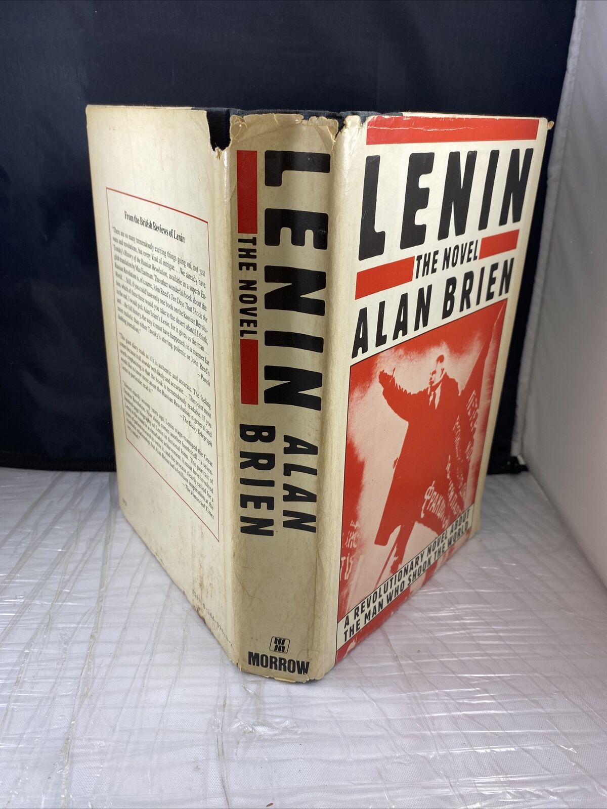 Lenin: The Novel, by Alan Brien HCDJ First Print Edition 1987 Vintage History