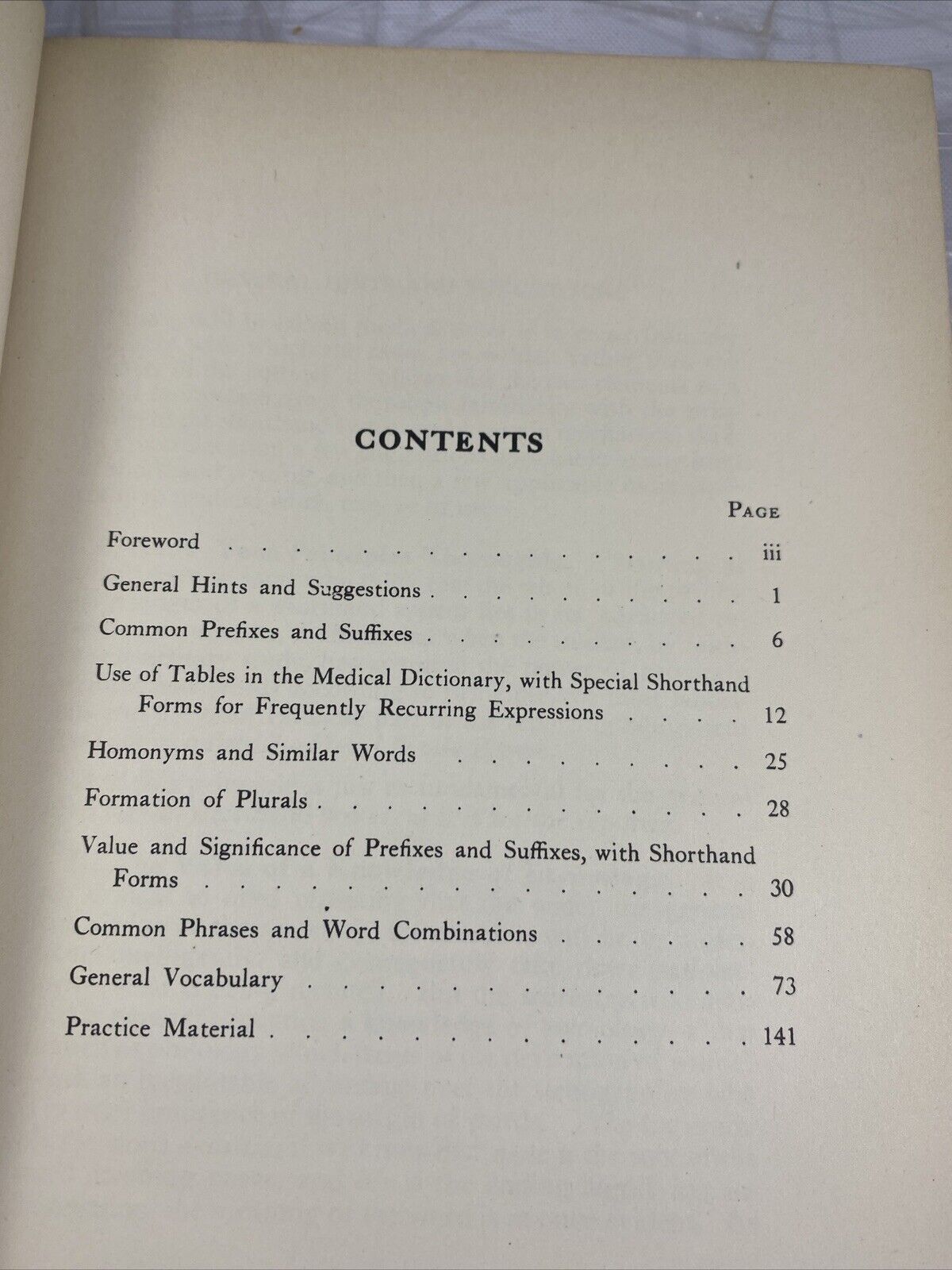 Gregg Medical Shorthand Manual by Effie Smither, copyright 1927 Antique HC Good