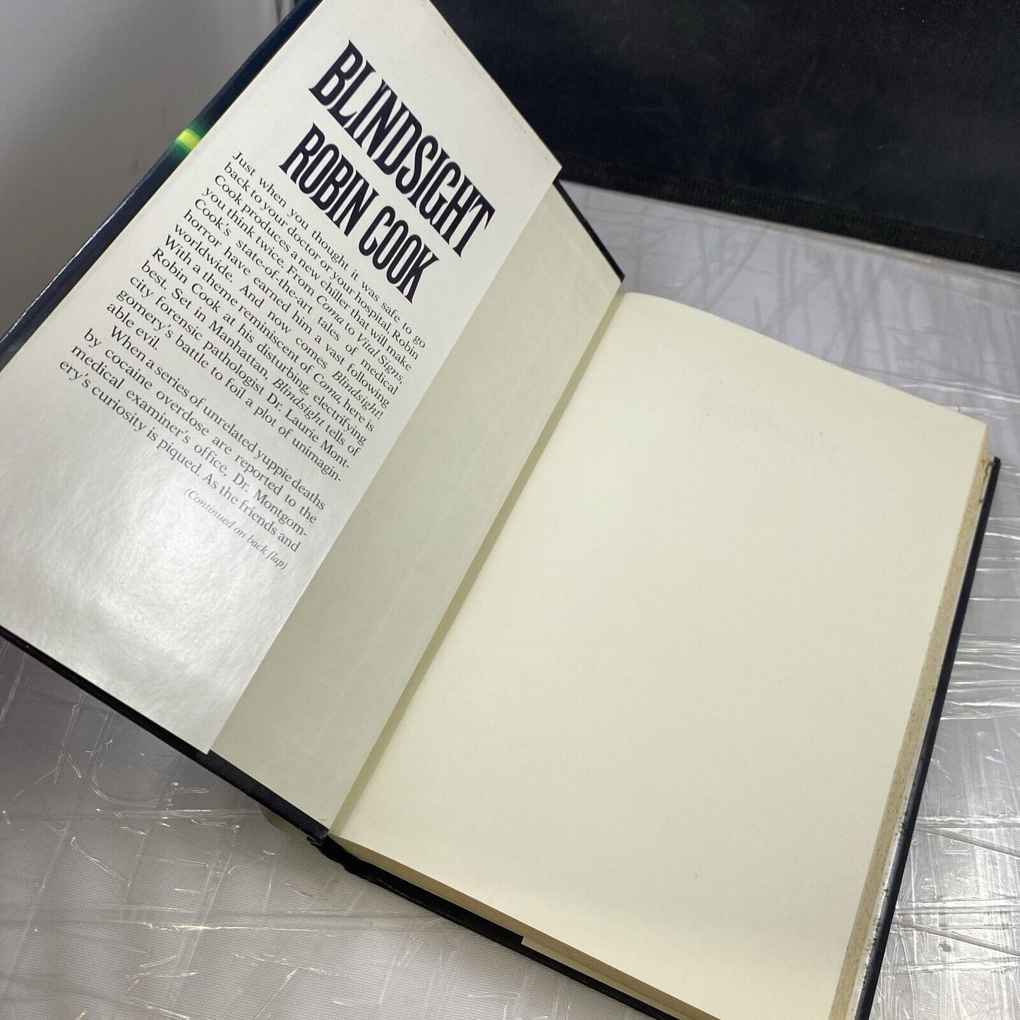 Robin Cook Blindsight Vintage Book Club Edition Fiction Novel Good Condition