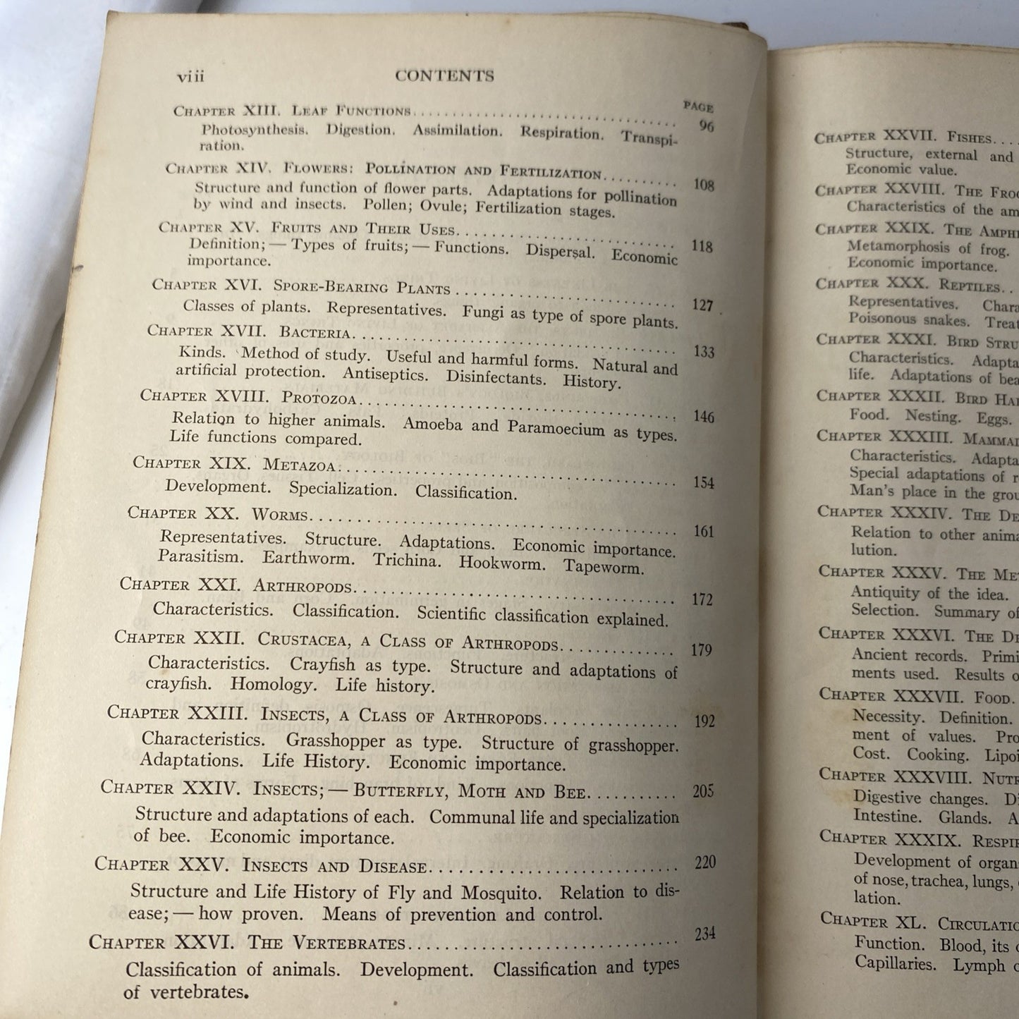 Biology For Beginners textbook by Truman J. Moon 1921 1924 antique vintage
