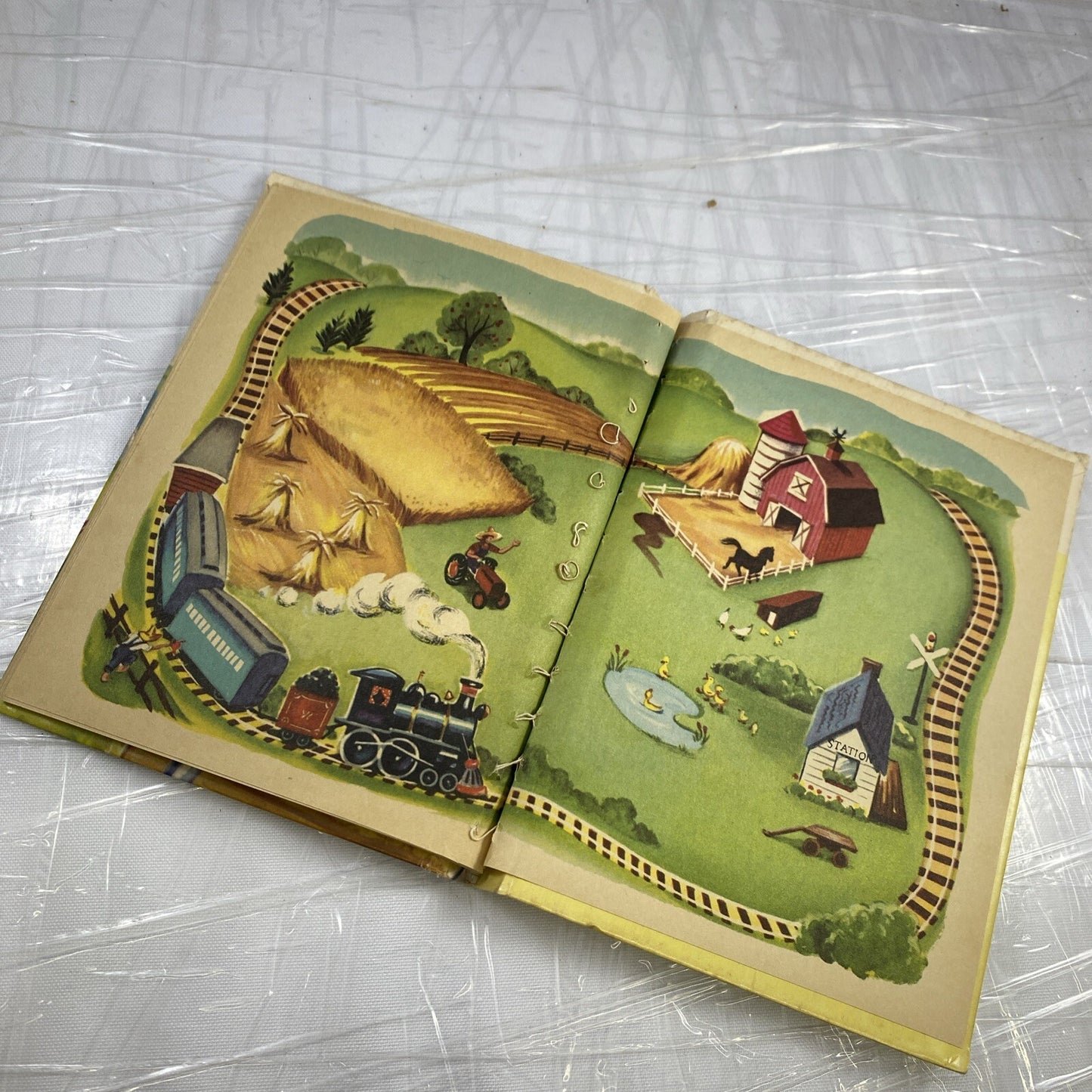 Vintage Rand McNally Junior Elf book Benjie Engie/Louise Lawrence Devine 1950