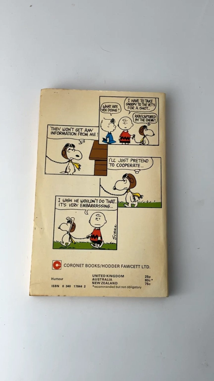 Take It Easy Charlie Brown by Charles M. Schulz Coronet 1974 Edition