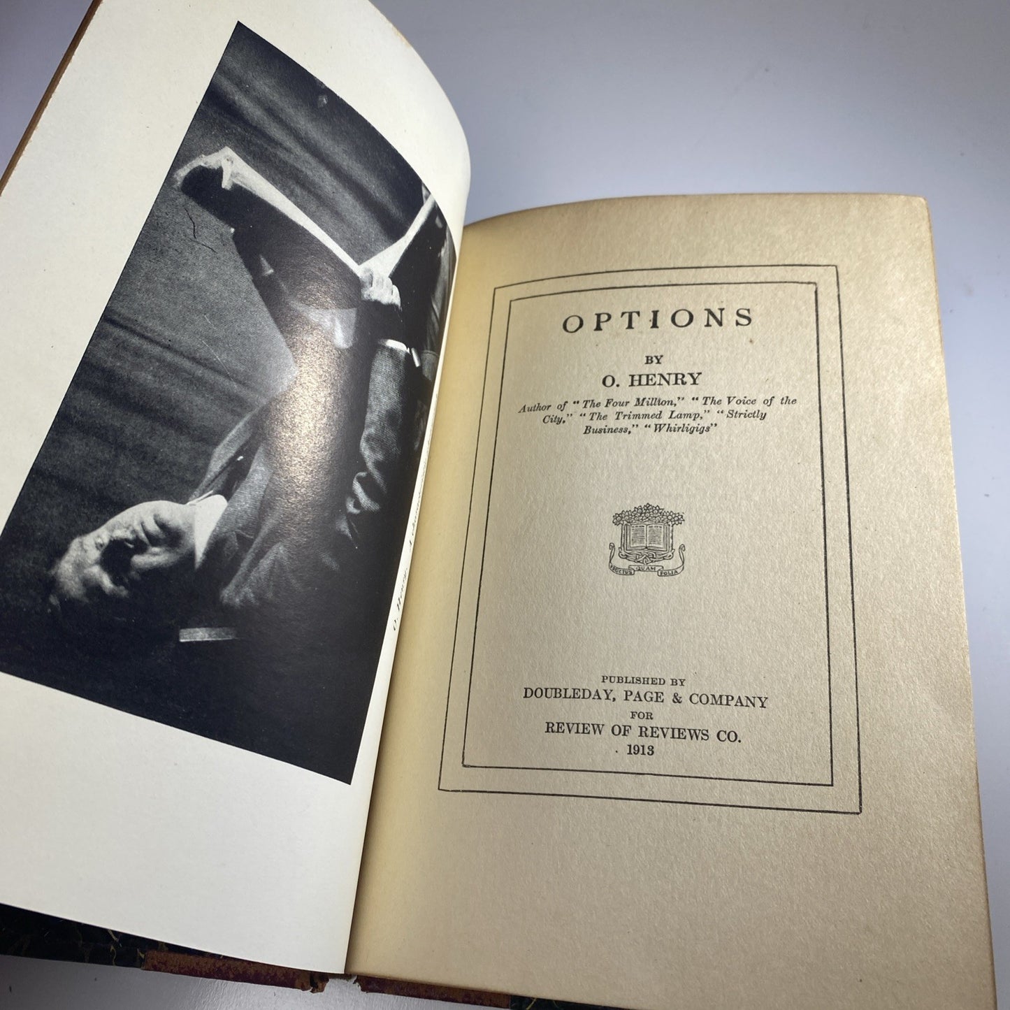 Antique Red And Marble Good Options by O Henry Authorized Edition 1919