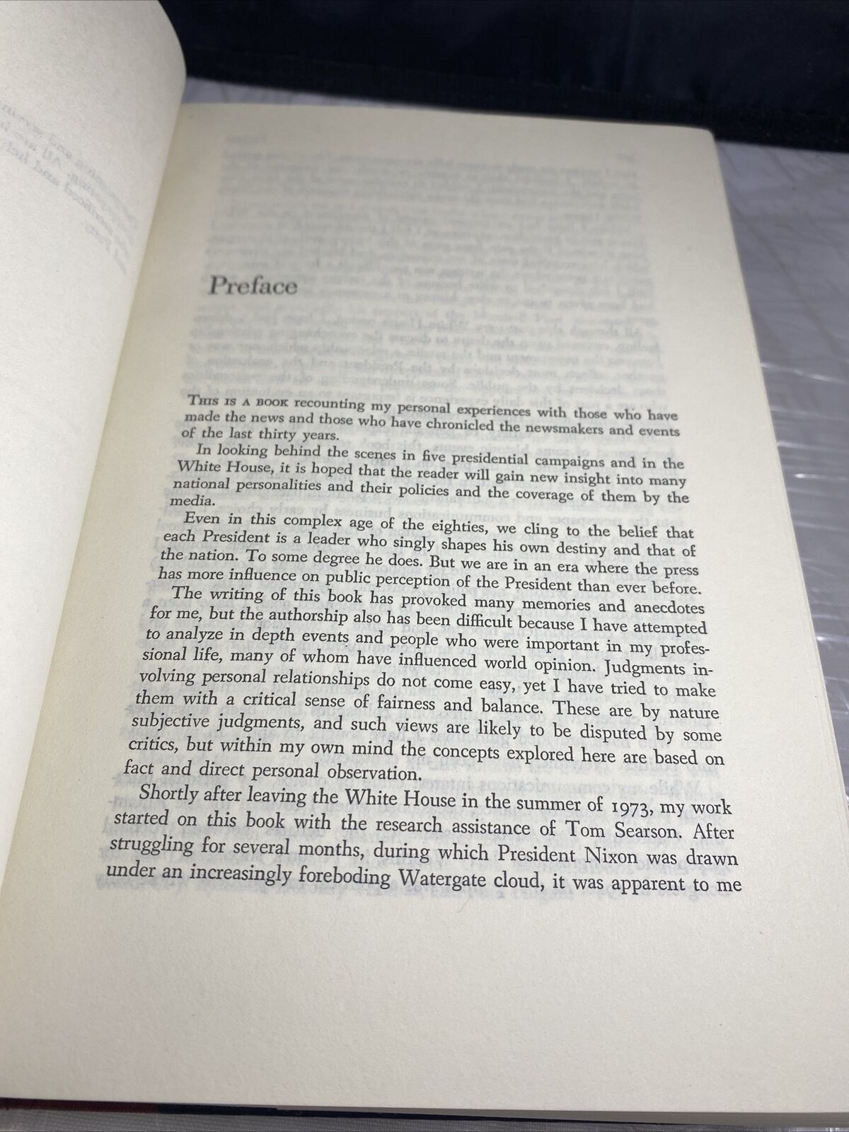 Making It Perfectly Clear by Herbert G. Klein (1980) Vintage Politics First Ed.