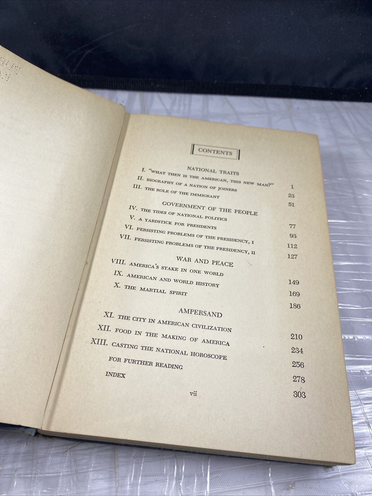 The Paths To The Present HC Book Arthur Schlesinger 1949 Ex Library