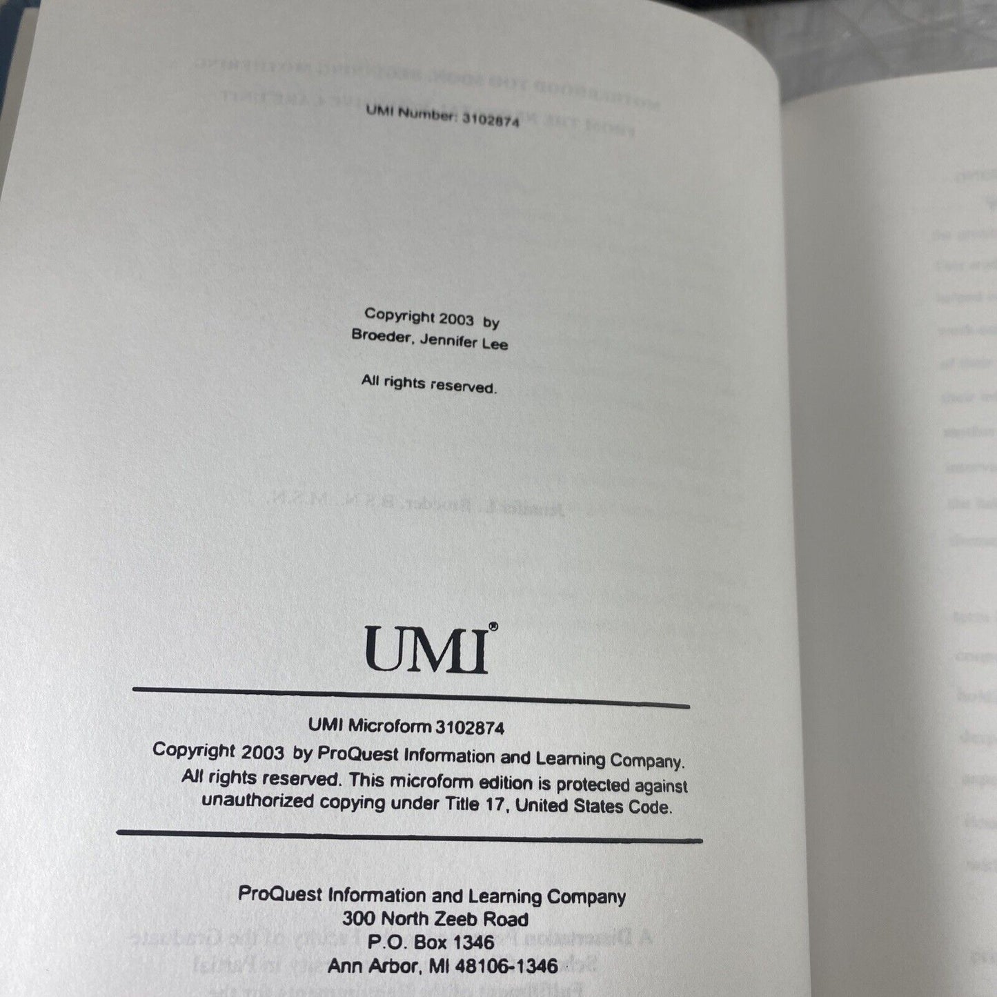 Motherhood Too Soon Jennifer Broeder Rare Signed Study On Postpartum Pre Term