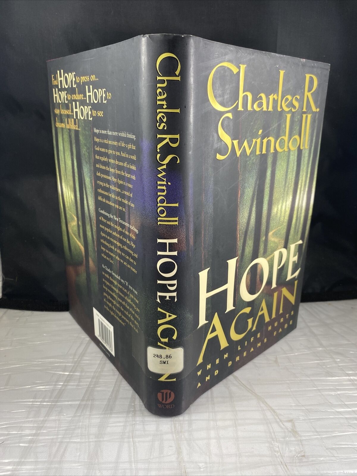Hope Again by Charles R. Swindoll (1996, Hardcover)