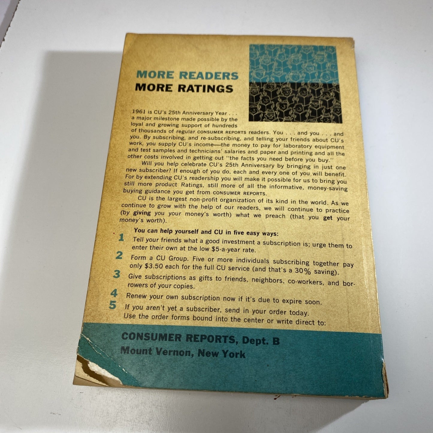 1960 December, Consumer Reports Buying Guide, Need To Know Facts, (MH912)