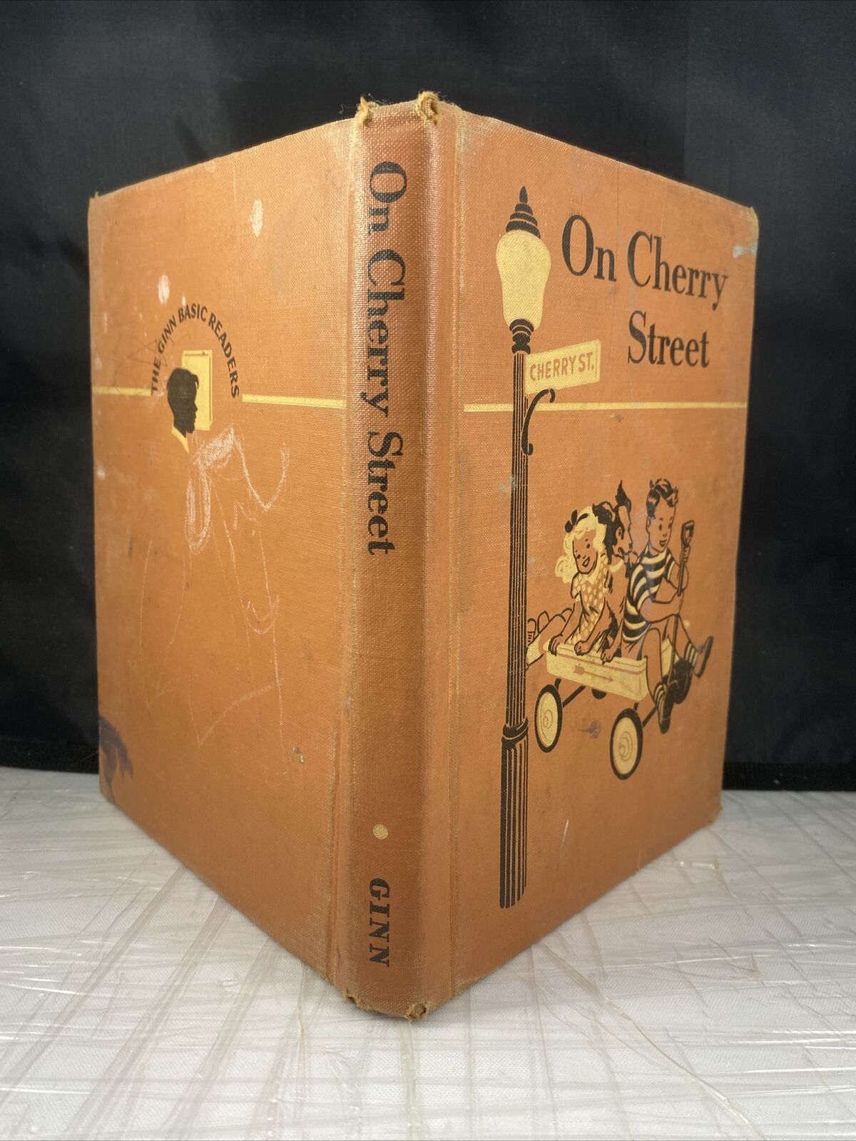 On Cherry Street The Ginn Basic Readers Revised Ed 1949 Vintage Book See Pics
