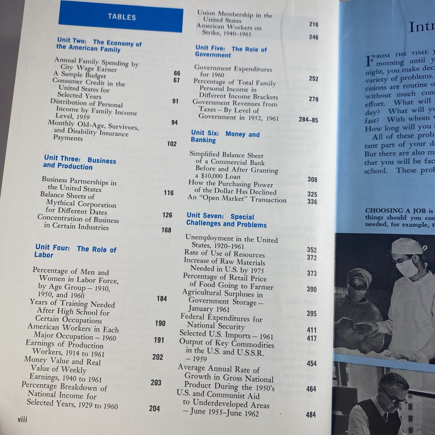 50s 60s Textbook OUR AMERICAN ECONOMY Lindholm and Driscoll Hardcover Book