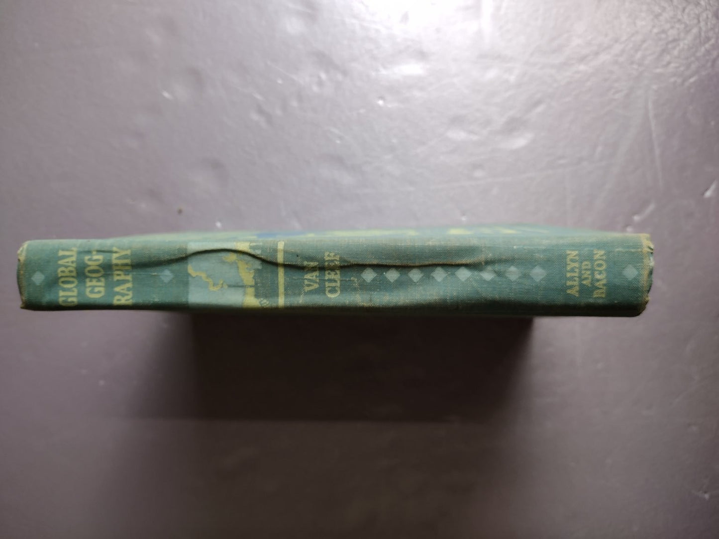Global Geography Van Cleef 1947 High School Economic Commercial Allyn Bacon