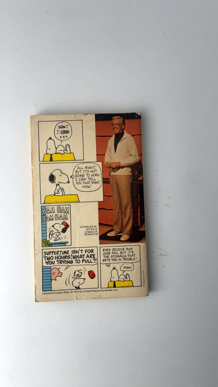 Think Thinner, Snoopy by Charles M. Schulz 1975 Illustrated Peanuts