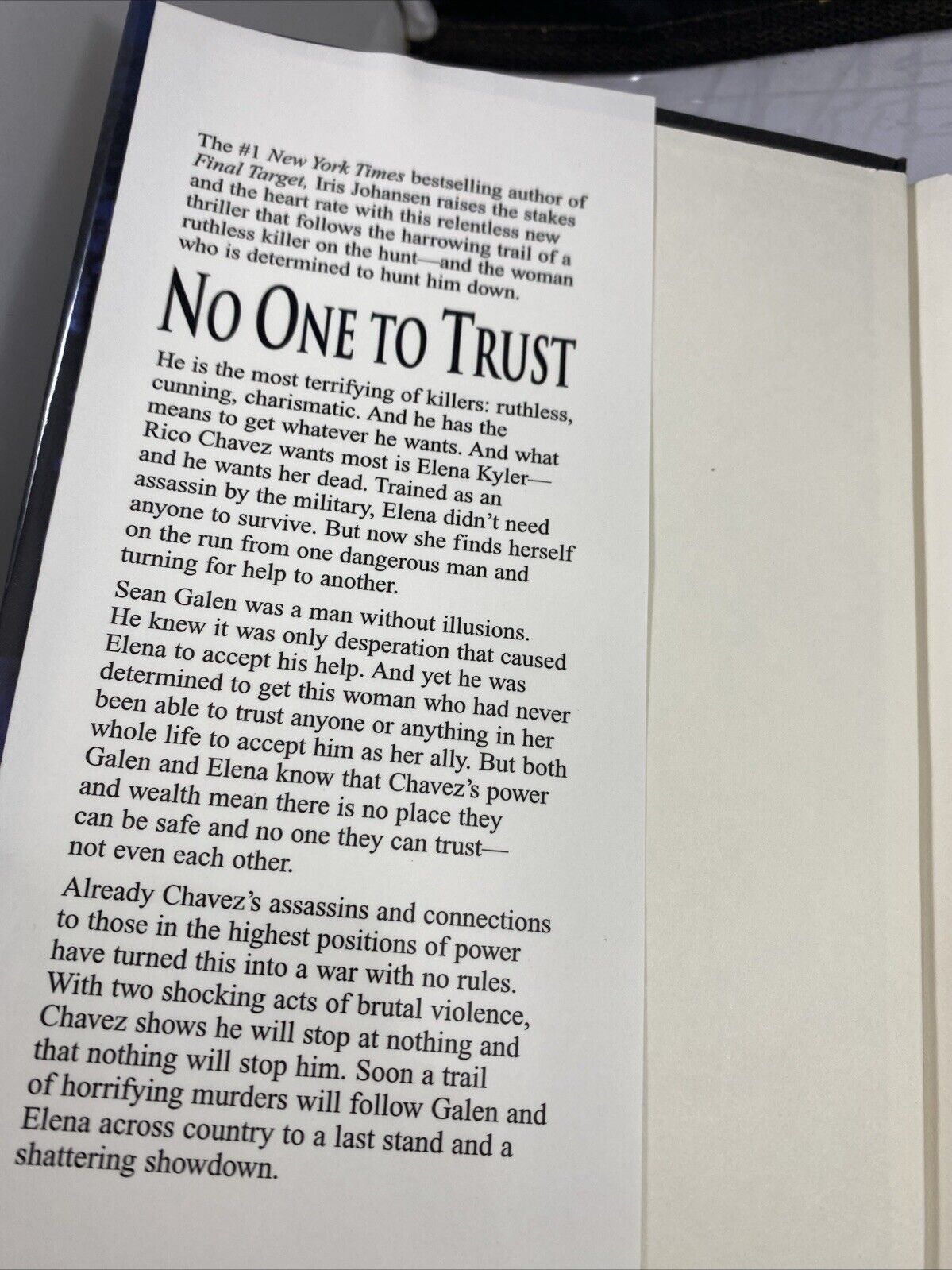 No One to Trust (Eve Duncan) - Hardcover By Johansen, Iris - VERY GOOD unmarked