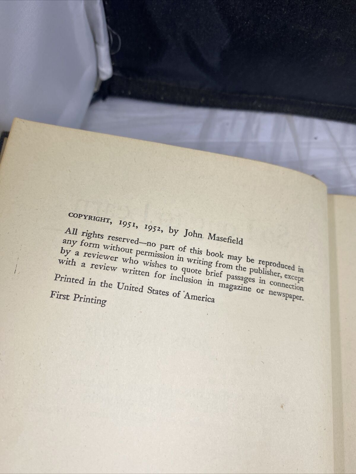 SO LONG TO LEARN-English Poet Memoir-JOHN MASEFIELD-Great RARE 1st Printing HC!