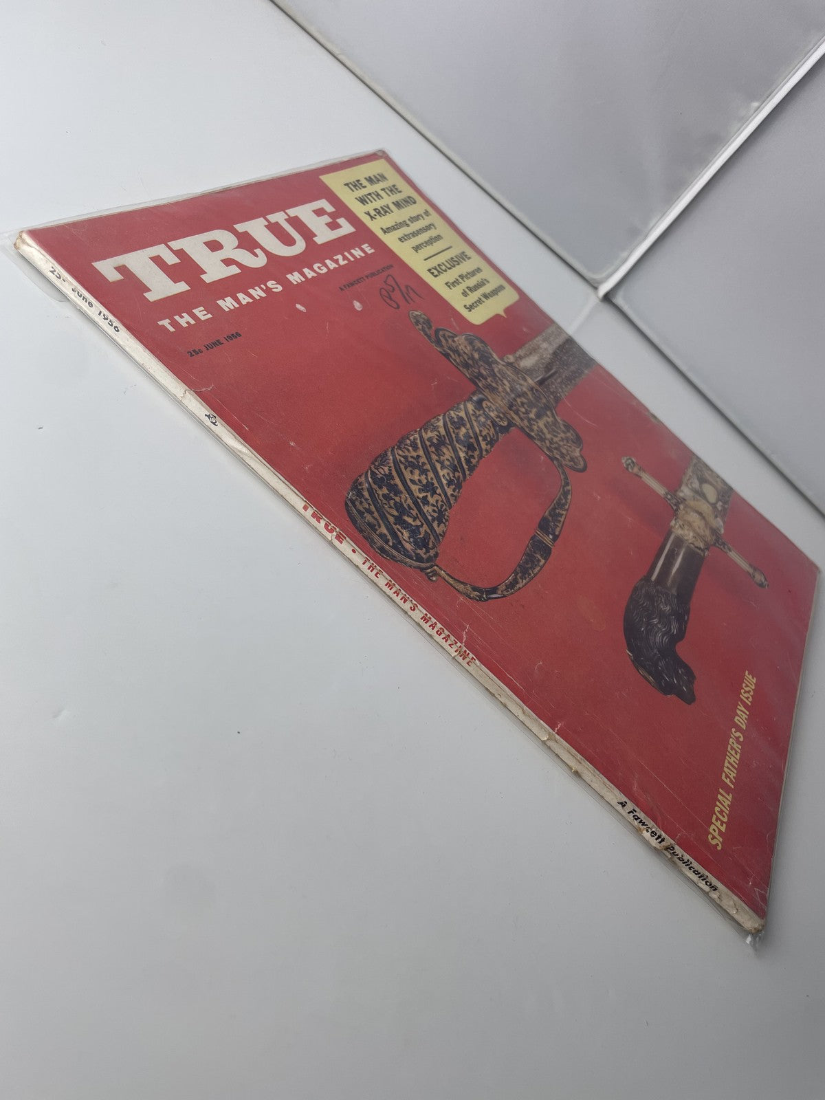 Vintage 1956 True The Man's Magazine June Special Father's Day Issue Softcover