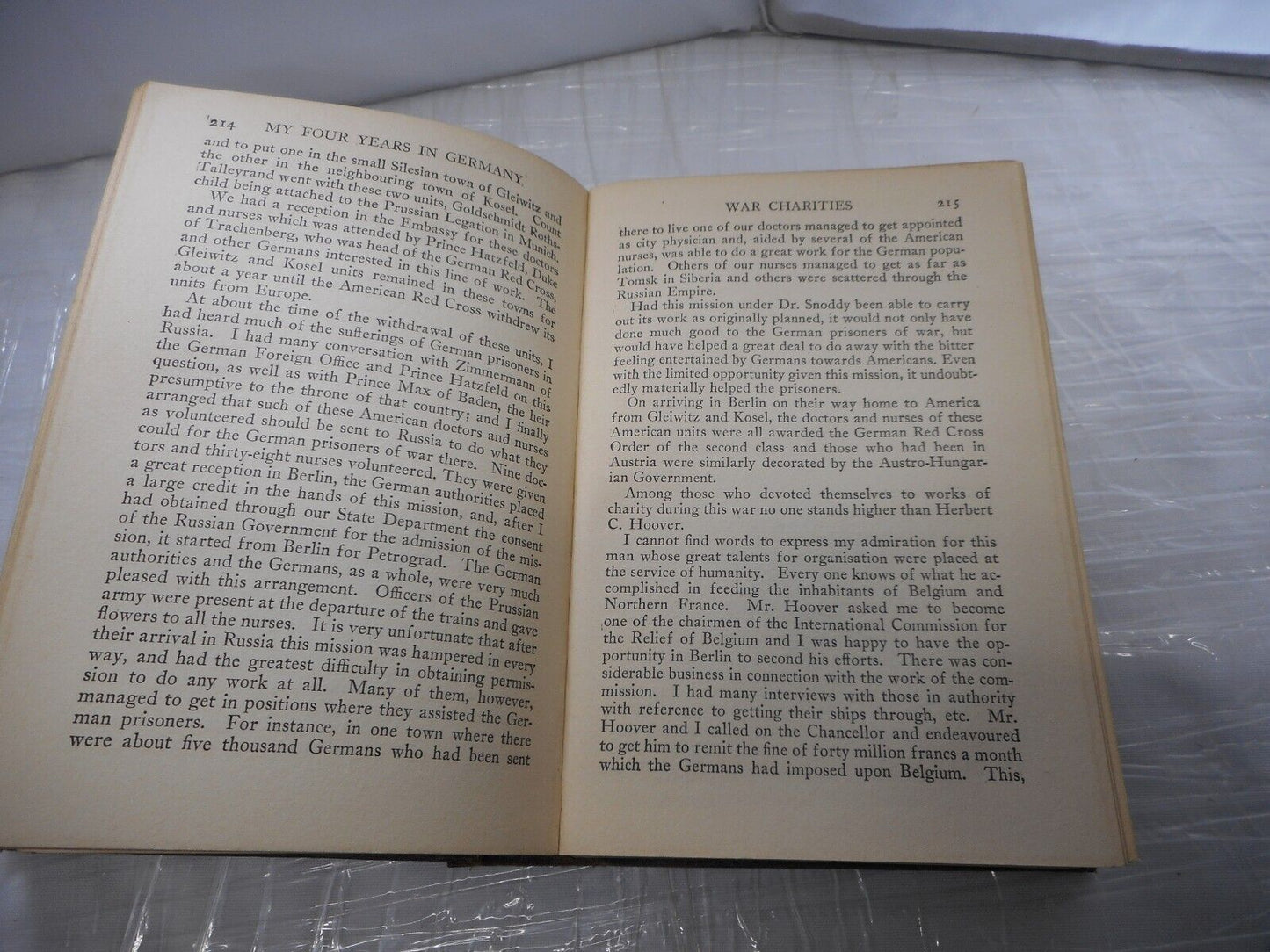 My Four Years In Germany By James W. Gerard 1917 Hardcover 1st Ed.