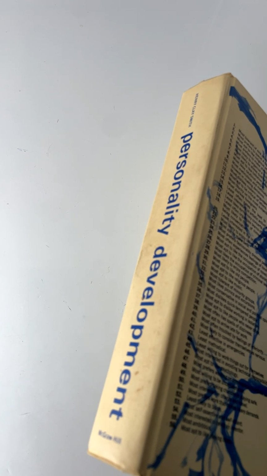 Personality Development Henry Clay Smith 1968 Illustrated Edition