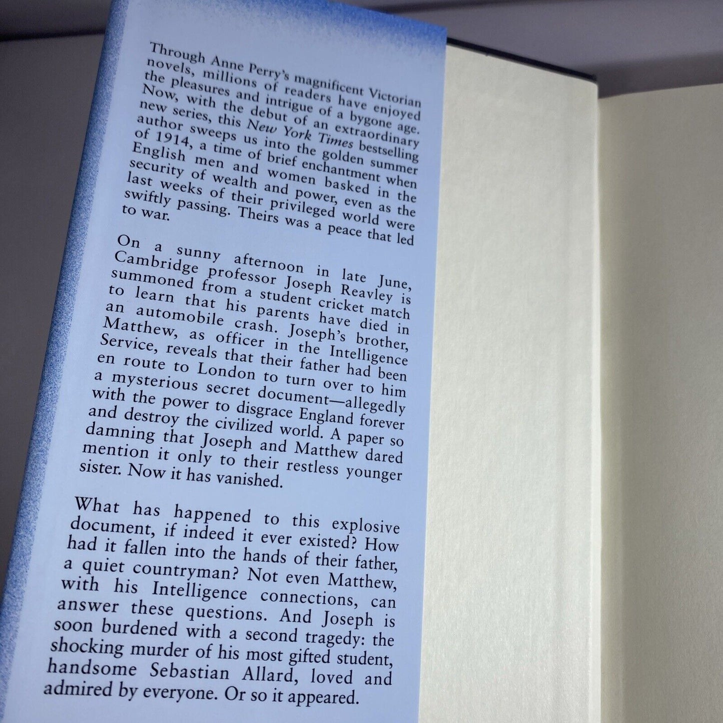 No Graves as Yet Hardcover Anne Perry Mystery Book Club Edition WW2 Fiction