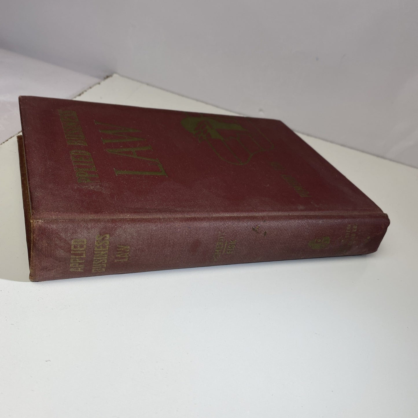 Applied Business Law By Pomeroy & Fisk 1944 Good Condition Vintage Textbook See