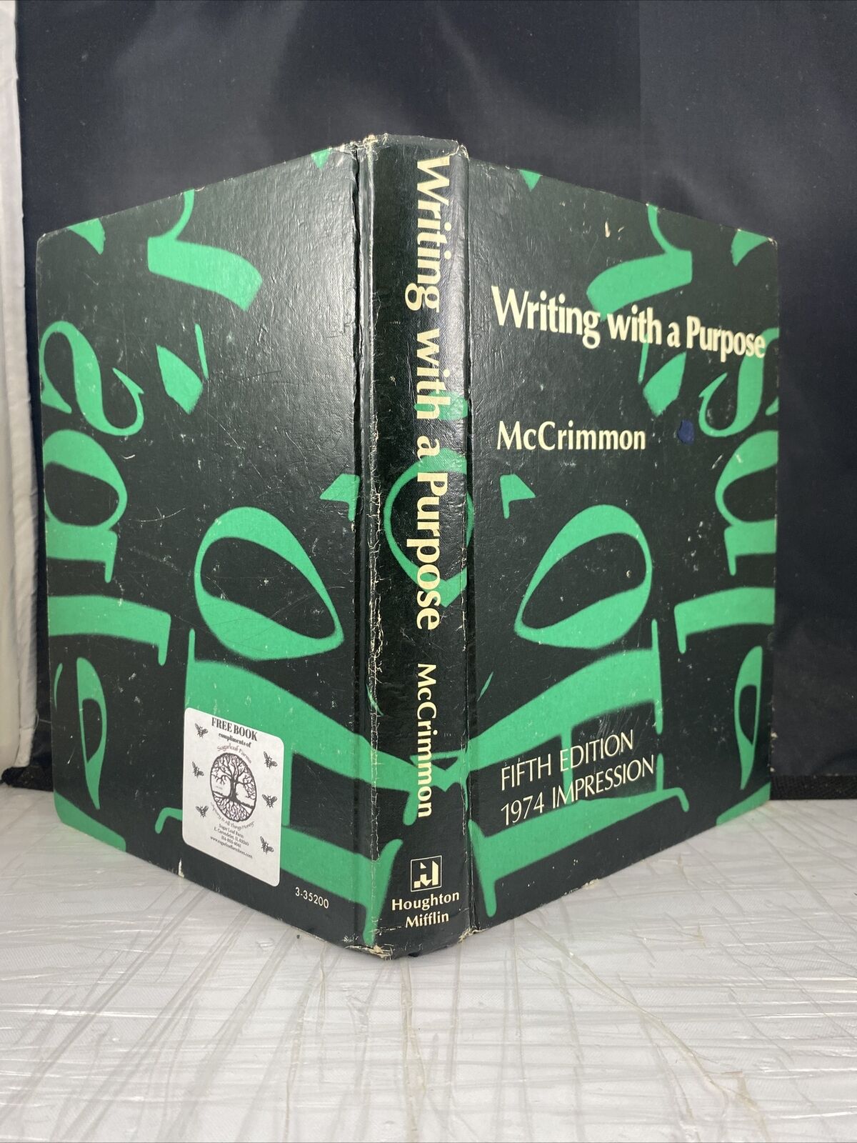 Writing with a Purpose Fifth Edition by James McCrimmon Vintage 70s Textbook