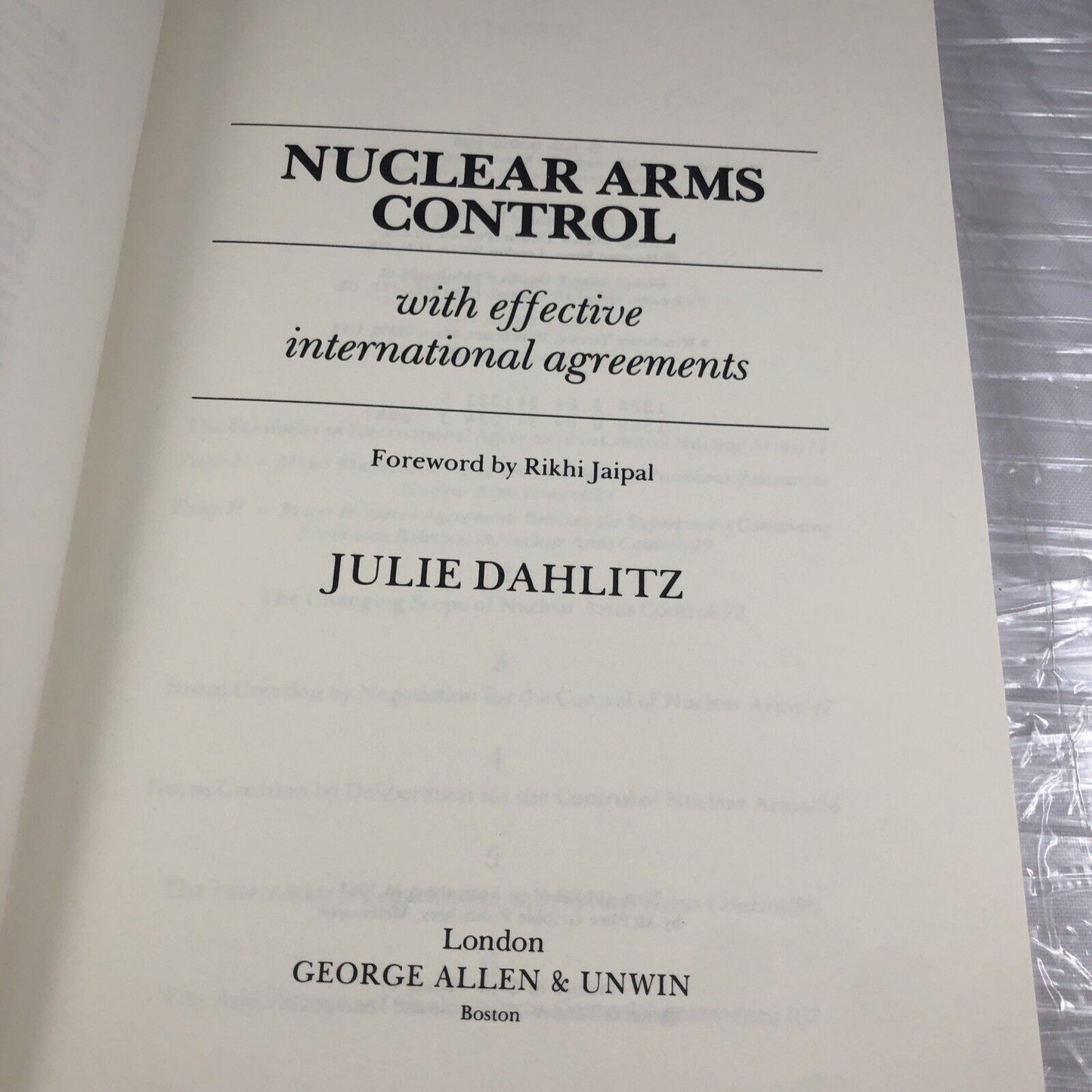 Nuclear Arms Control : With Effective International Agreements Vintage Nuke