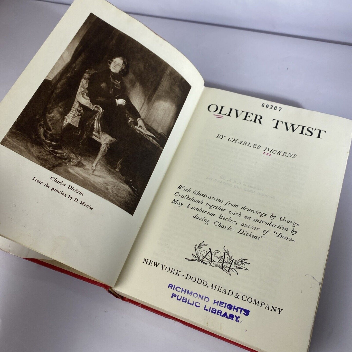 Oliver Twist Charles Dickens 1941 Great Illustrated Classics Dodd Mead