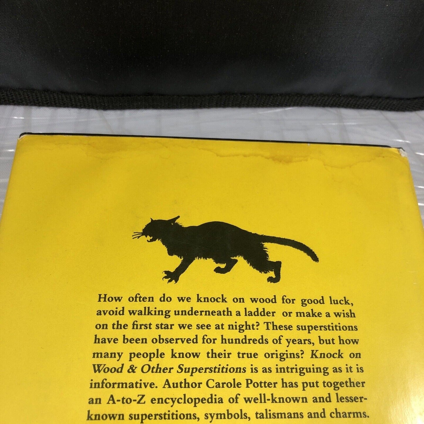 KNOCK ON WOOD SUPERSTITION By Carole Potter - Hardcover Occult Taboo Book