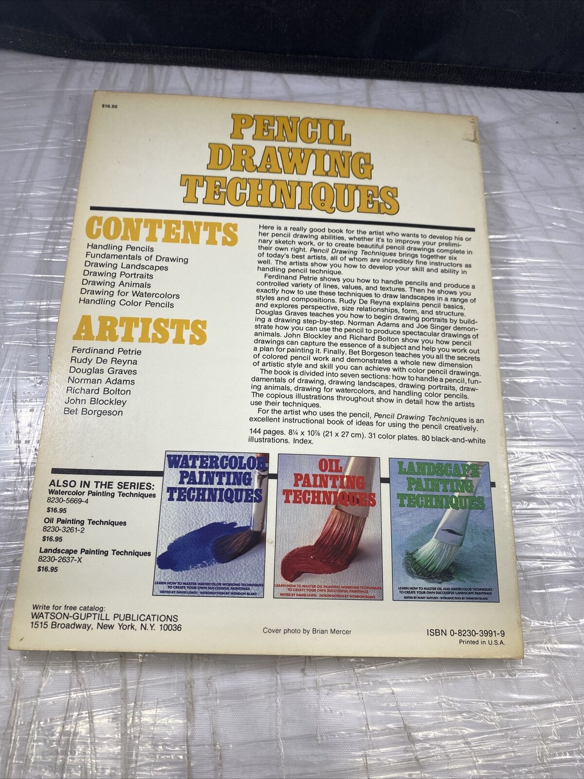 PENCIL DRAWING TECHniques Vintage 80s How To Draw Methods Good Cond See