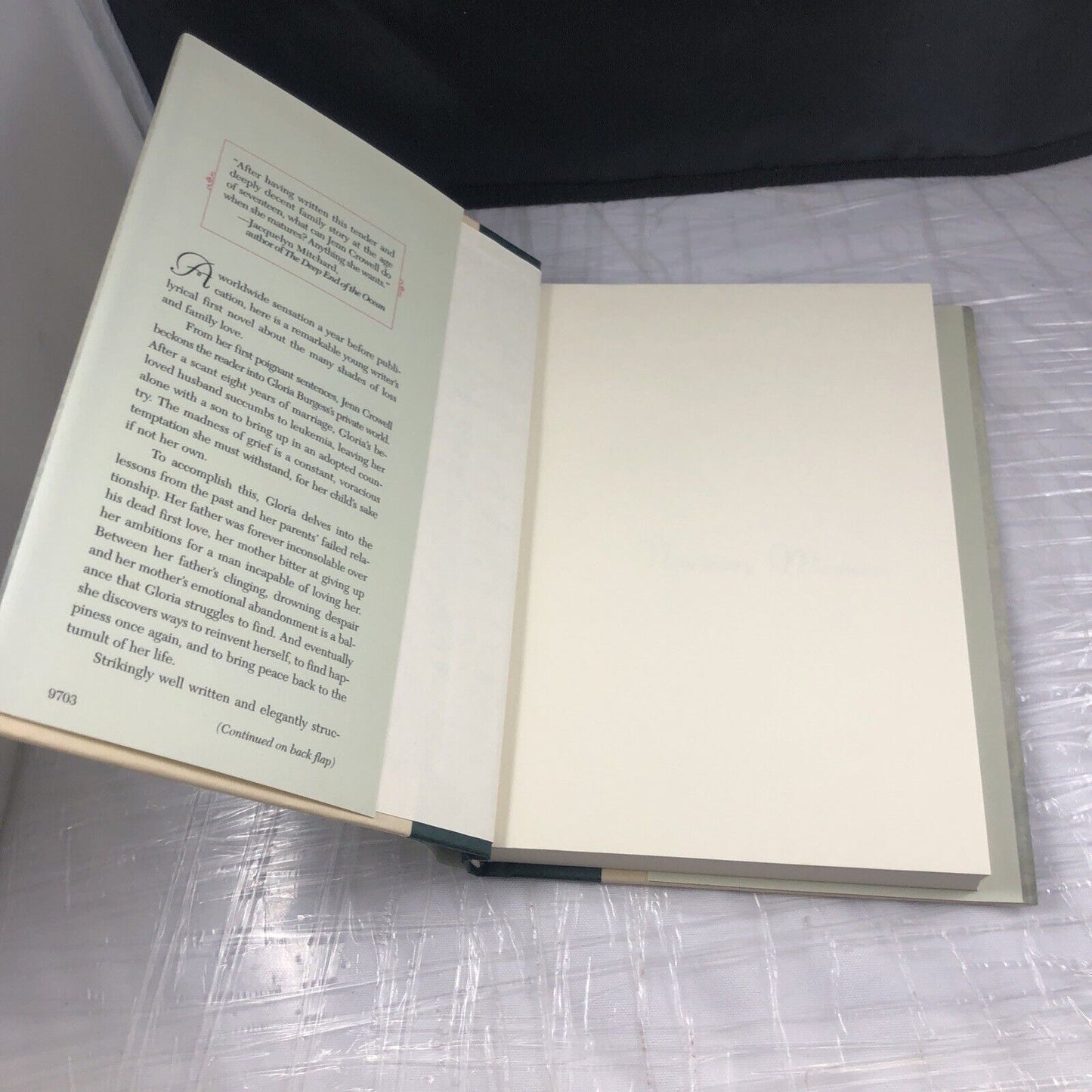 Crowell, Jenn NECESSARY MADNESS 1st Edition 1st Printing