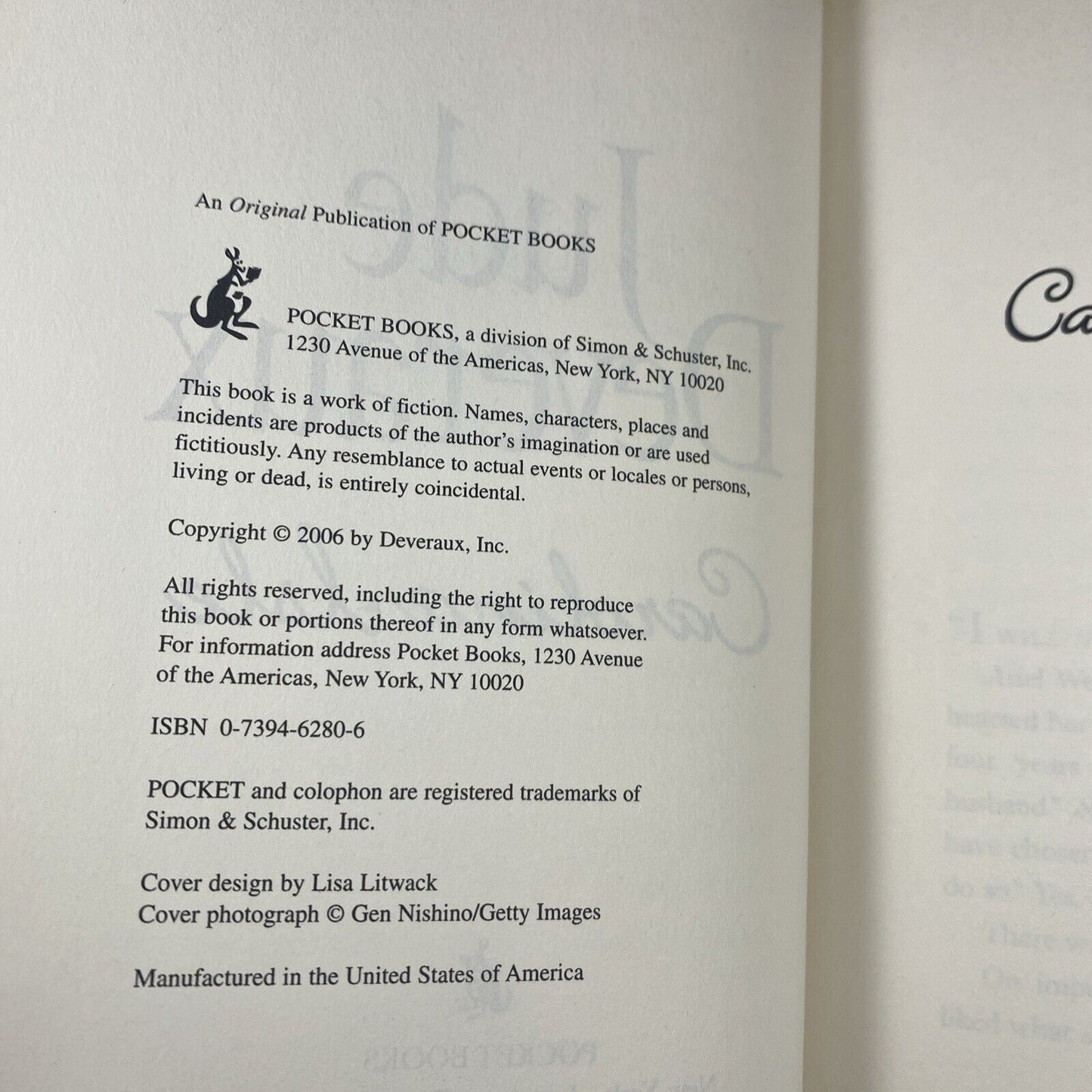 Carolina Isle By Jude Deveraux Very Good Condition Book Club Ed. Pocket Books