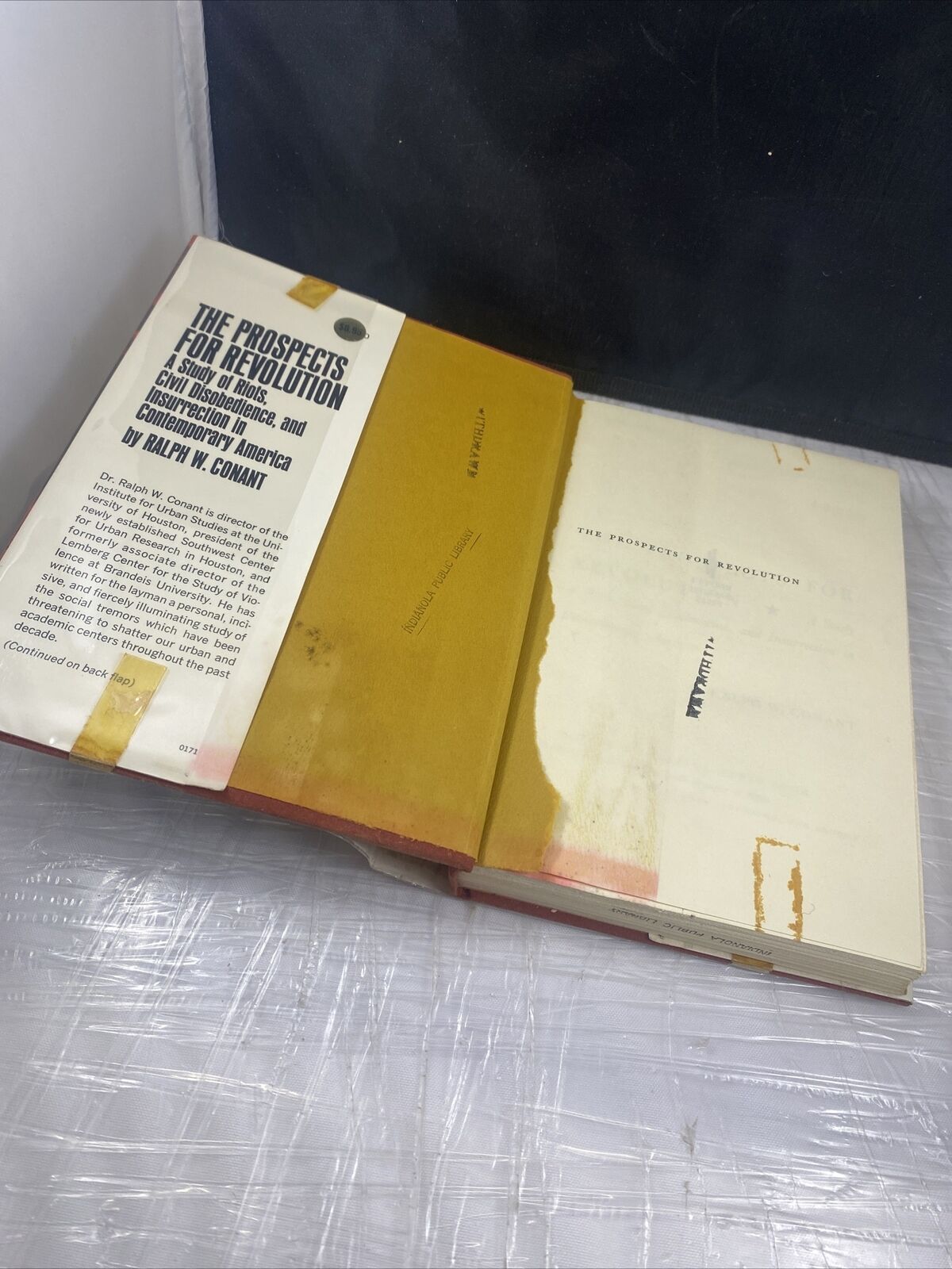 Ralph W. Conant THE PROSPECTS FOR REVOLUTION 1st Edition Ex. Library
