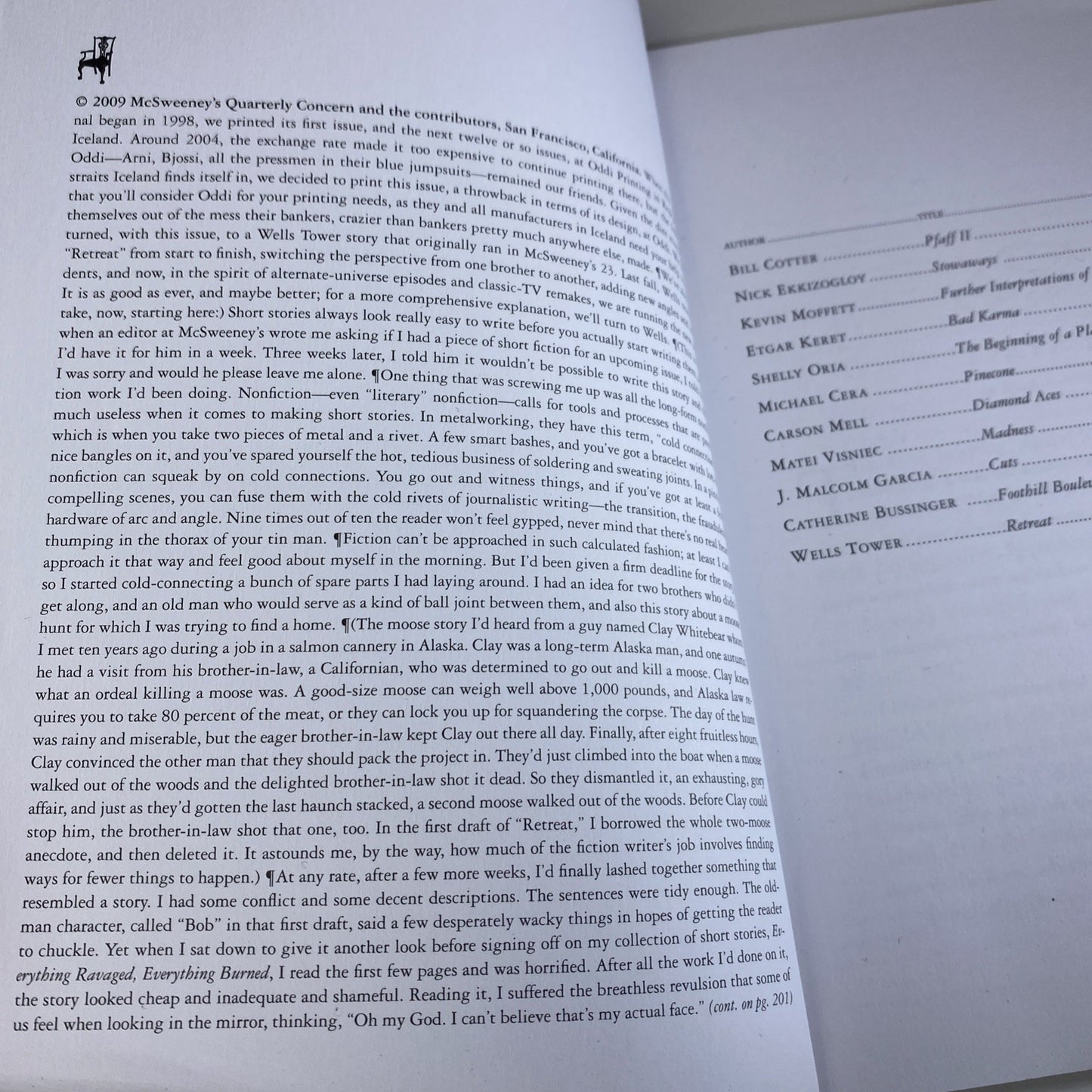 TIMOTHY MCSWEENEY'S Forge-ahead Issue 30 Throwback Literature rejoice Softcover