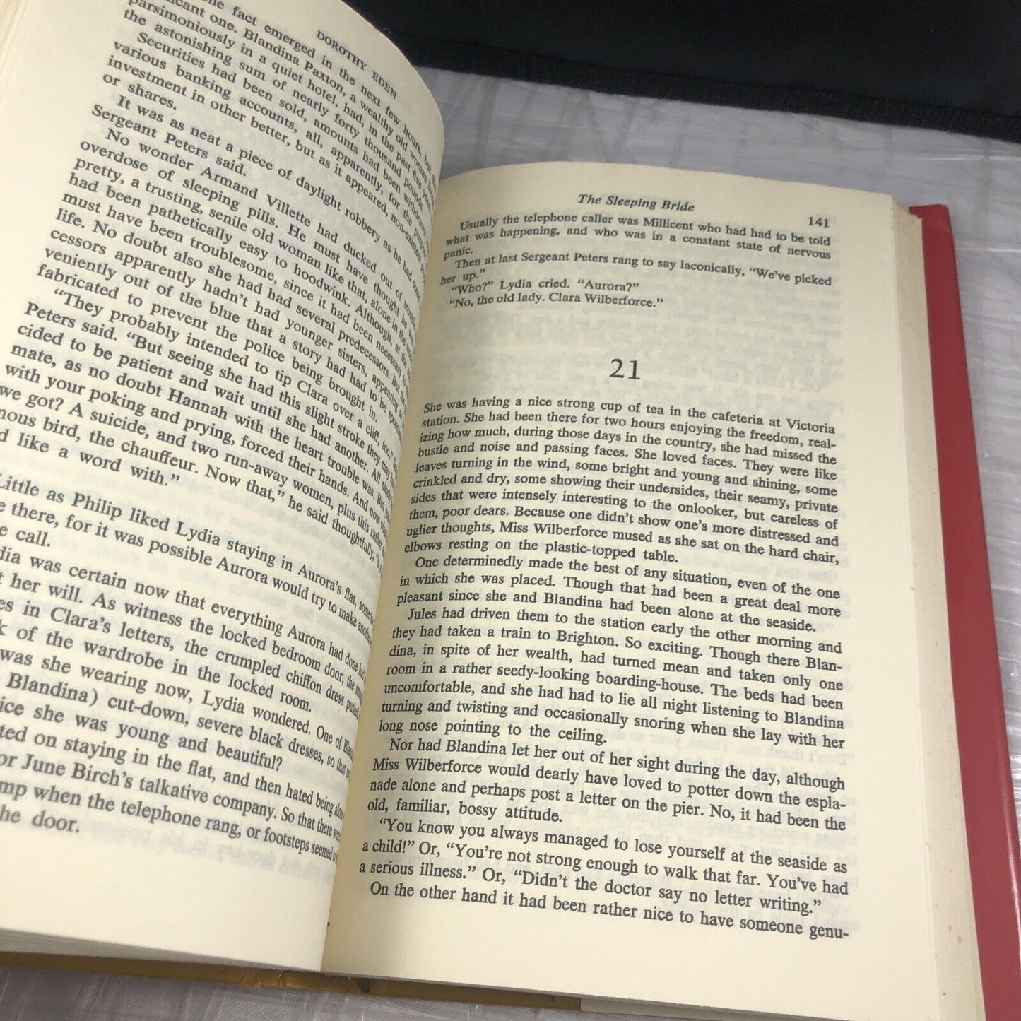 The Sleeping Bride The Deadly Travellers by Dorothy Eden 1959 Book Club Ed.
