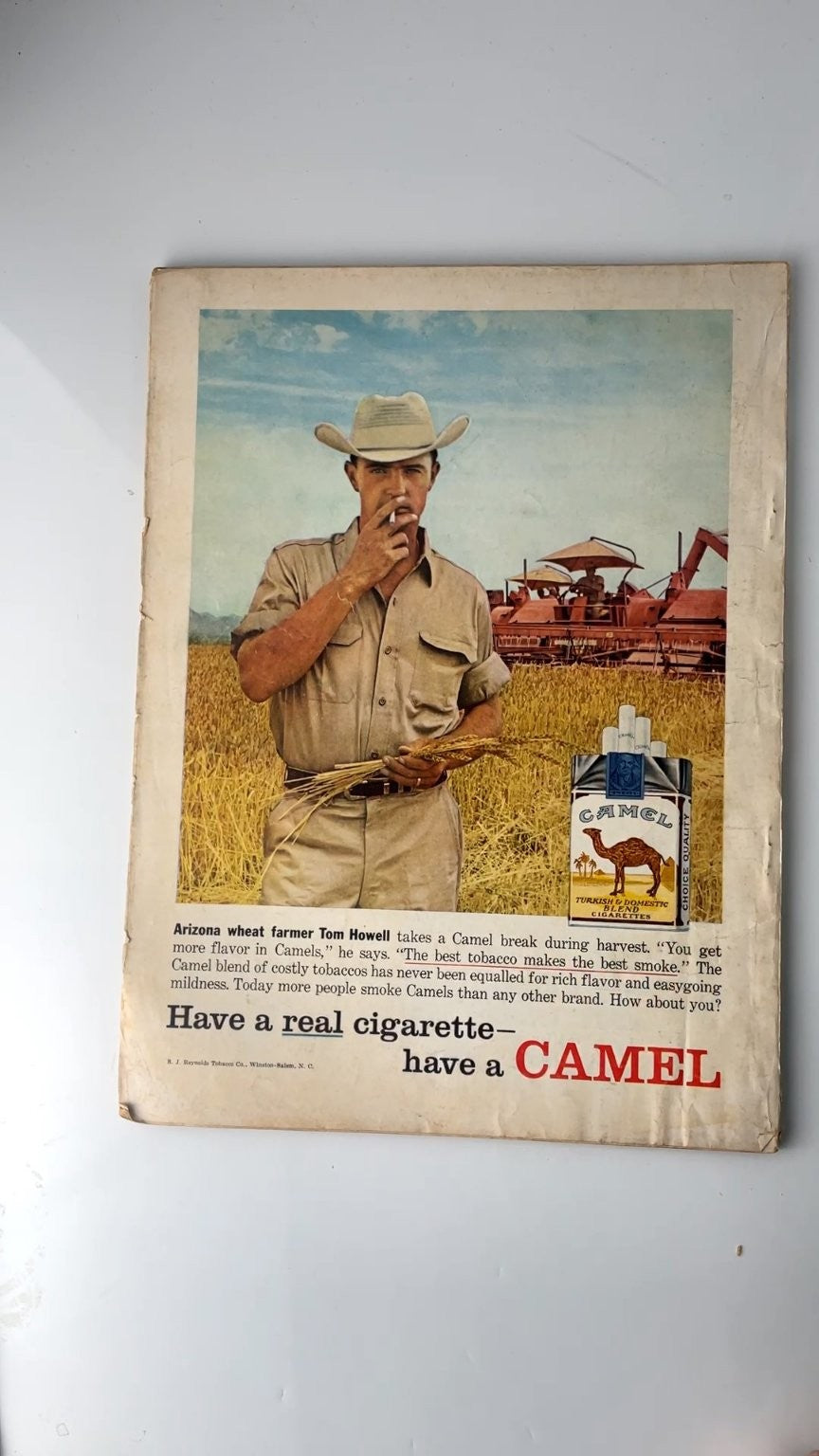 True Magazine May 1958 Charles Russell Western Art Illustrated