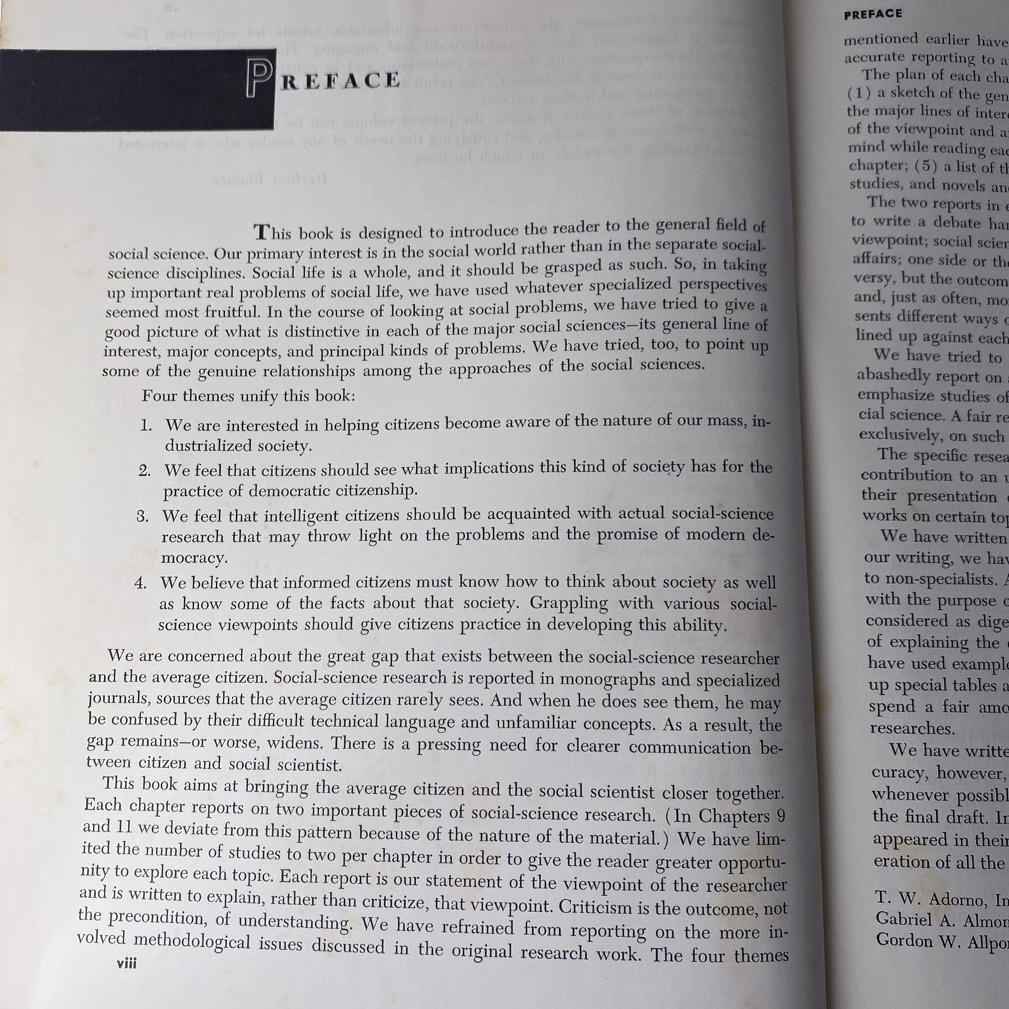 Vintage 60s Sociology History Textbook 1965 Society and Man 7th Edition