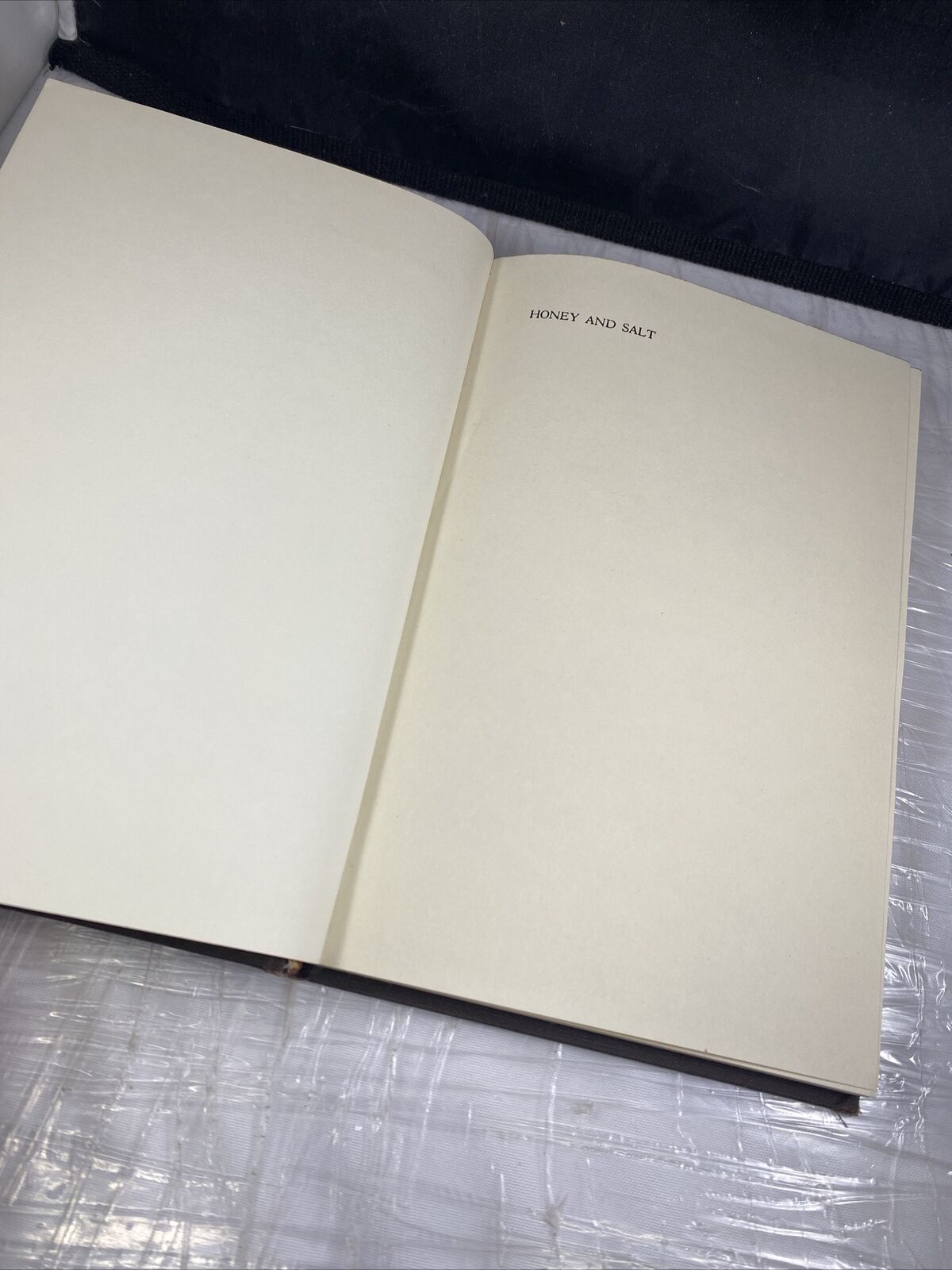 HONEY AND SALT ~ Carl Sandburg HC/DJ 1963 10th Printing POETRY Vintage