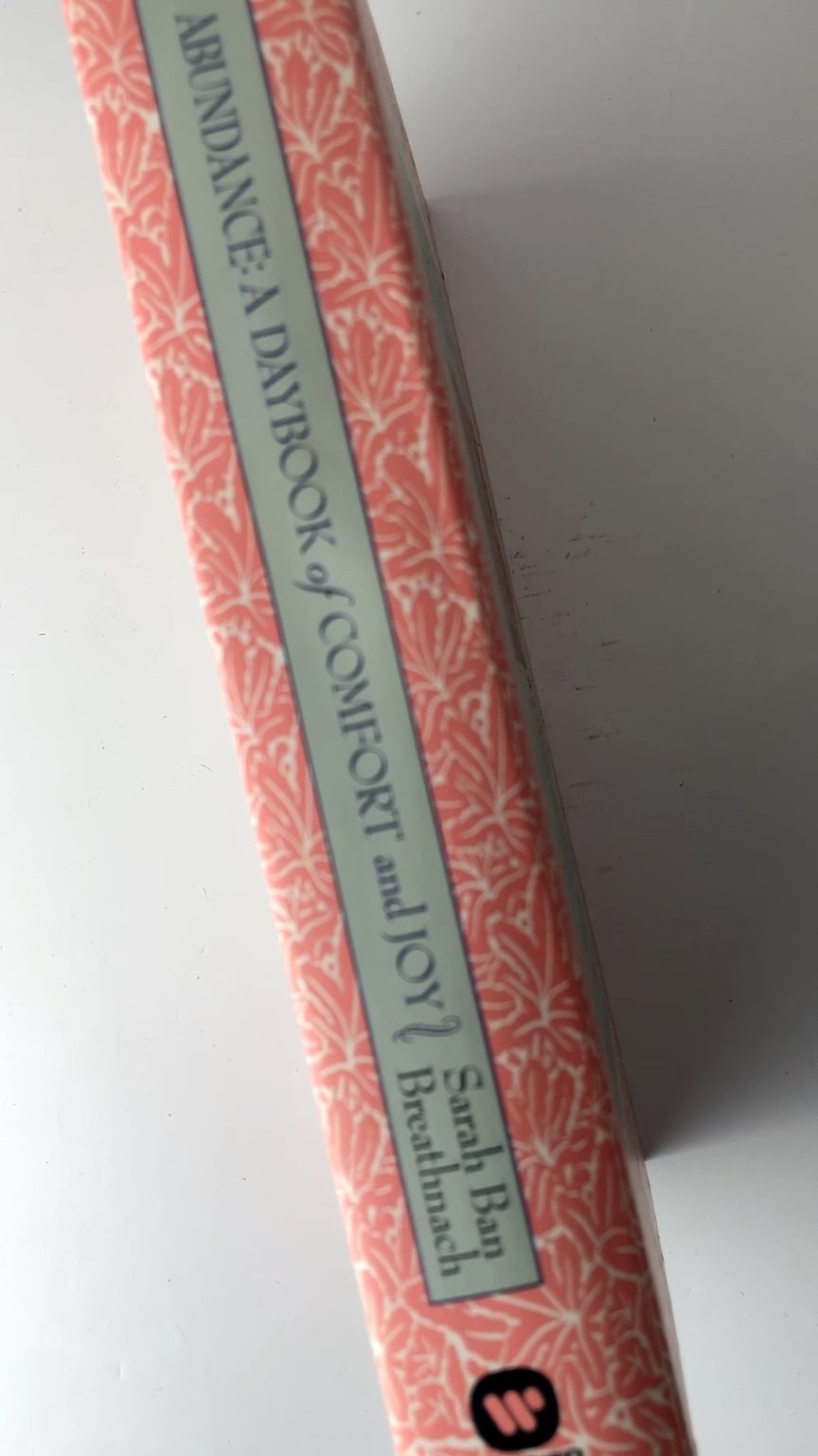 Simple Abundance Sarah Ban Breathnach First Printing 1995 Hardcover