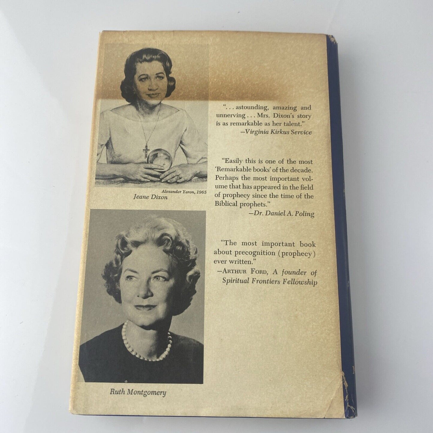A Gift of Prophecy (Jeane Dixon) - Ruth Montgomery 1965 HC DJ Occult Psychic