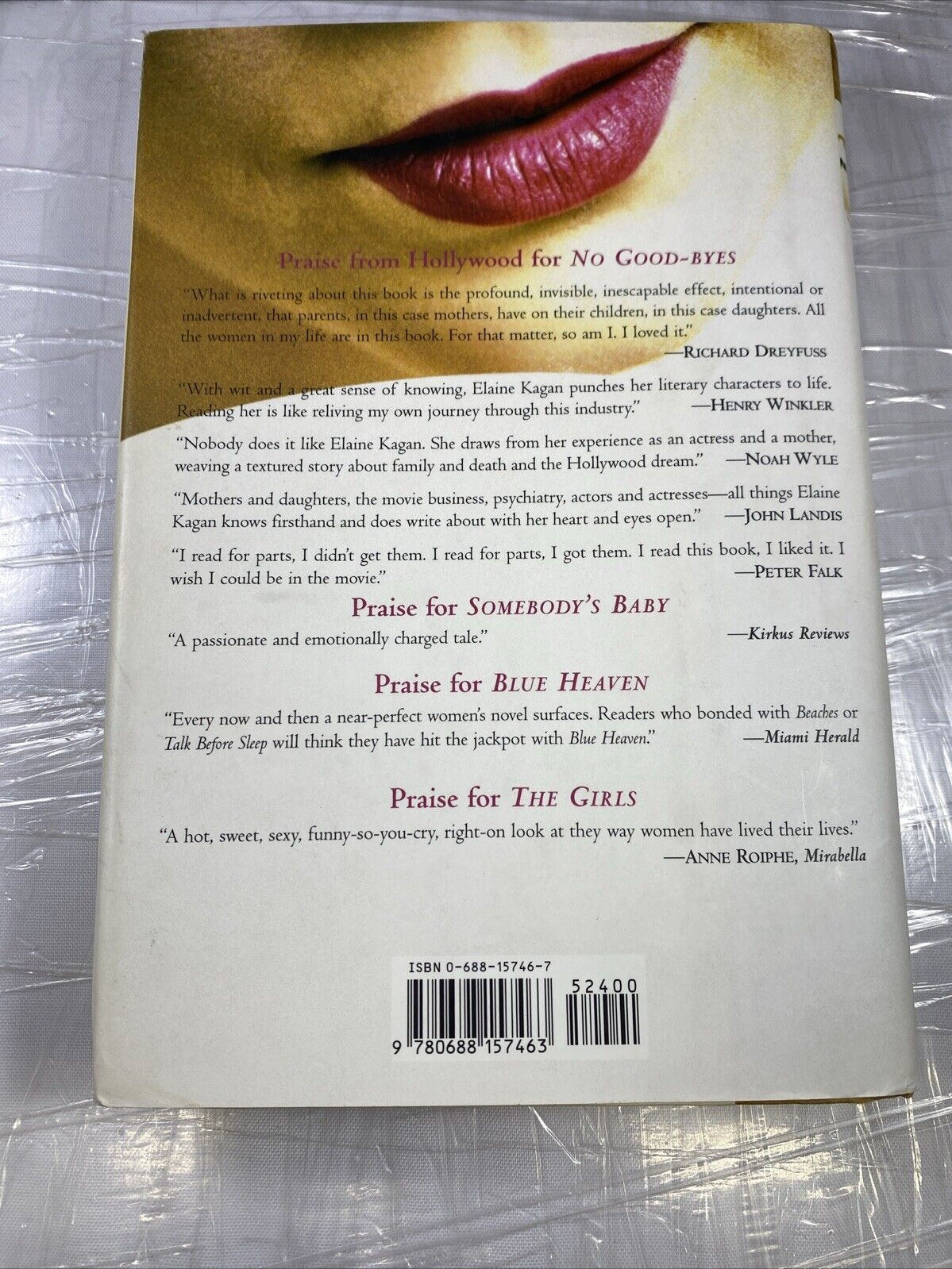 No Good-byes - Hardcover By Kagan, Elaine VERY GOOD FIRST PRINT UNMARKED