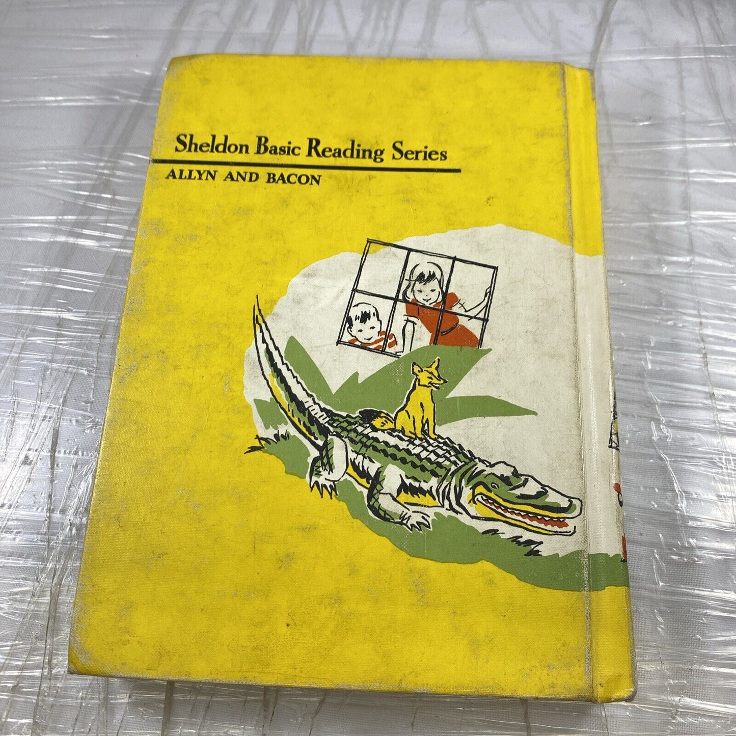Magic Windows Sheldon Basic Reading Allyn & Bacon 1957 HC Vintage 50s Worn Old