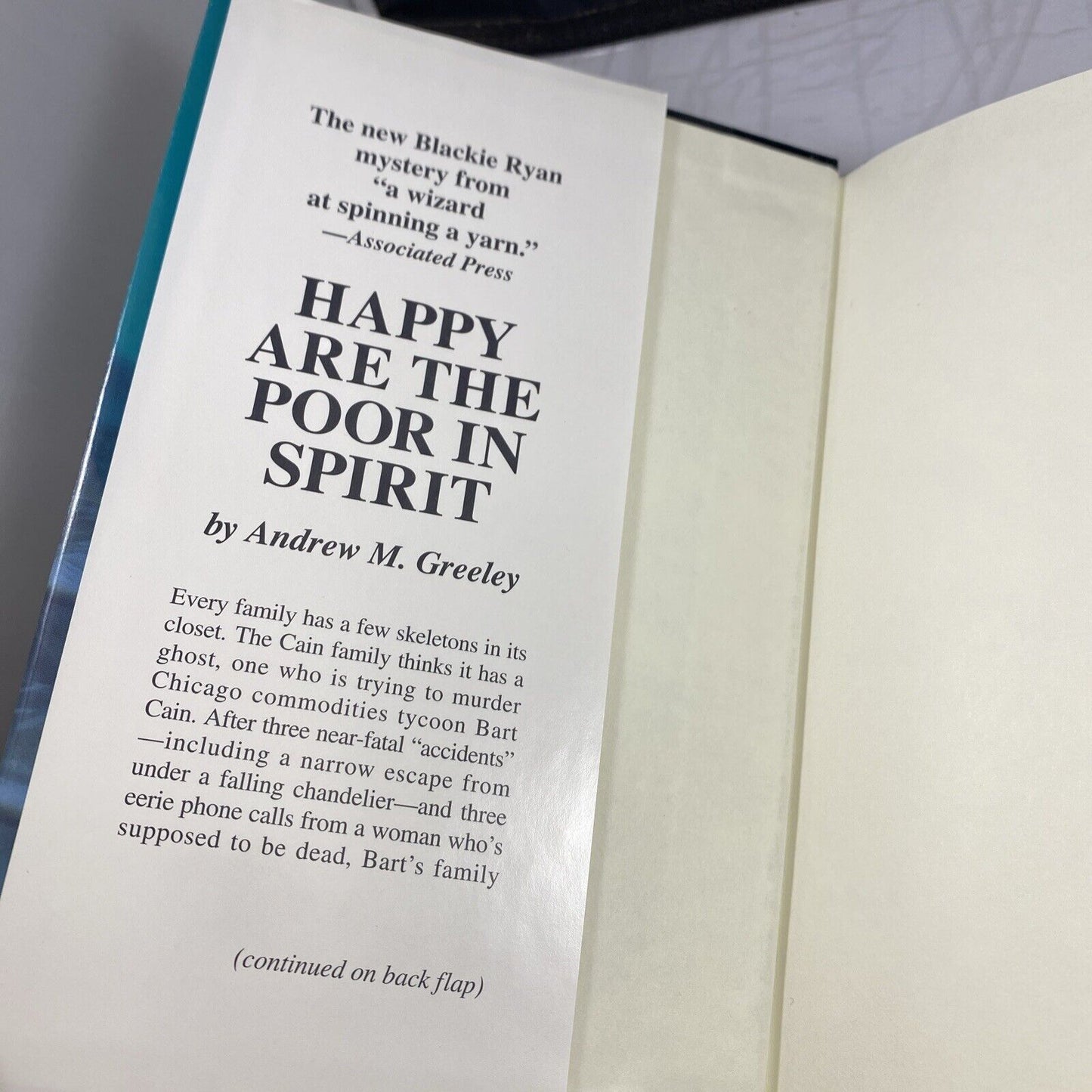 Andrew Greeley Jove BCE Blackie Ryan Novel Happy Are The Poor In Spirit HCDJ