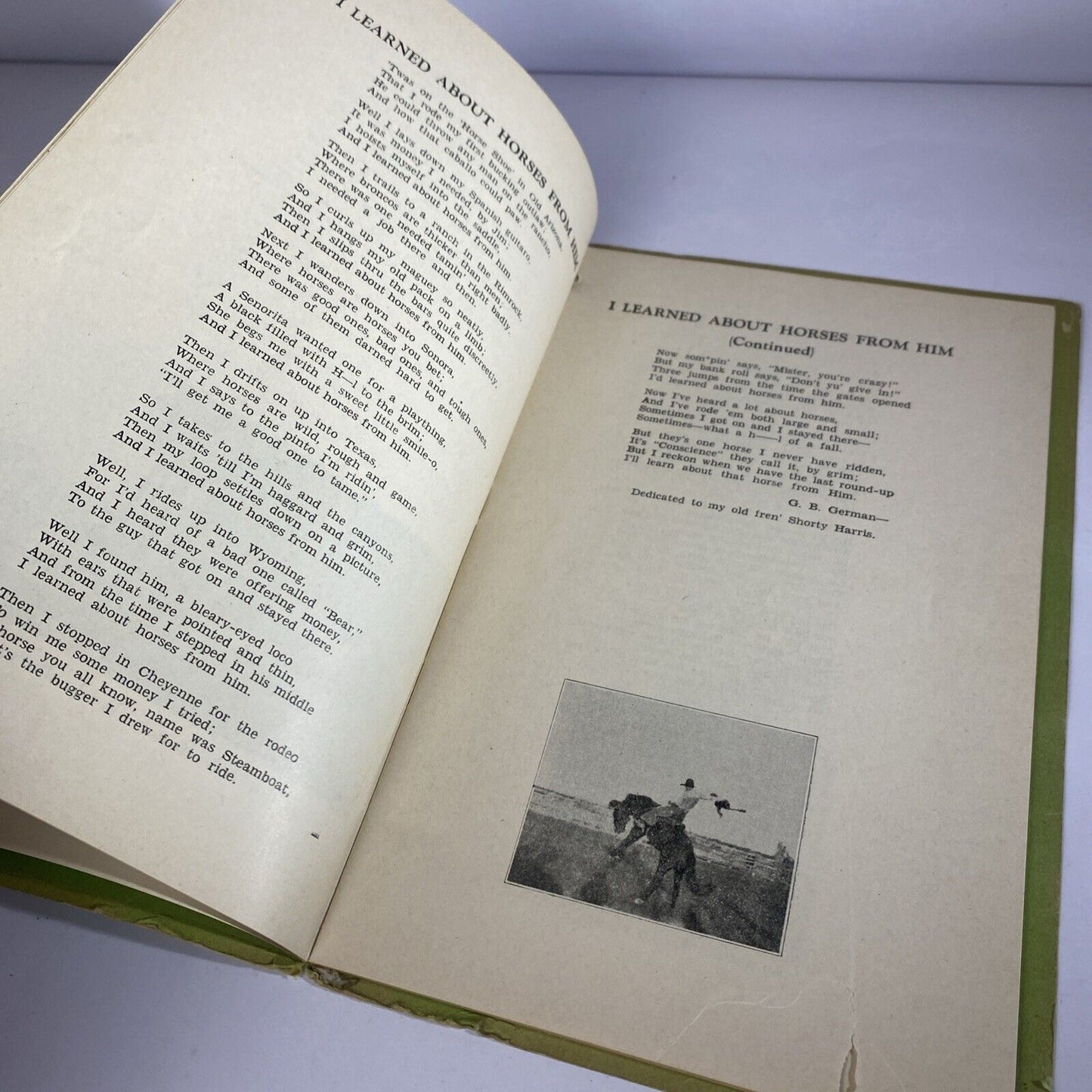 Cowboy Campfire Ballads Mr & Mrs George German Vintage Paper Booklet Songbook