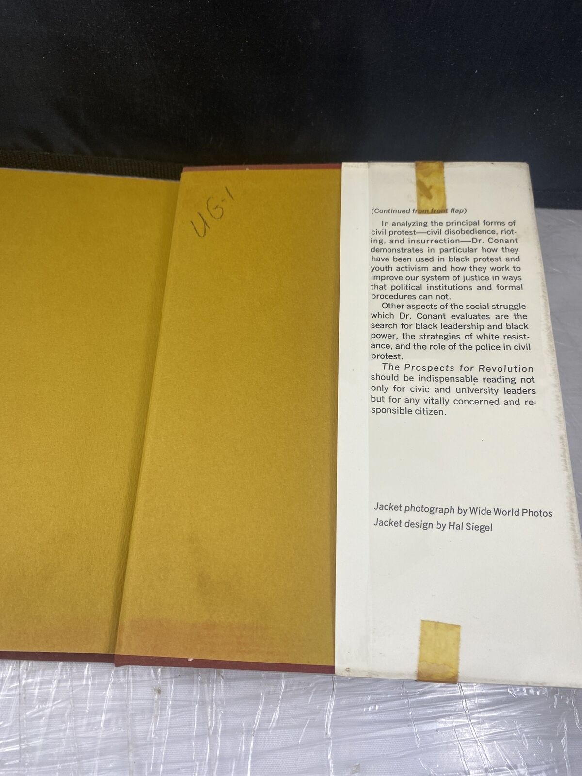 Ralph W. Conant THE PROSPECTS FOR REVOLUTION 1st Edition Ex. Library