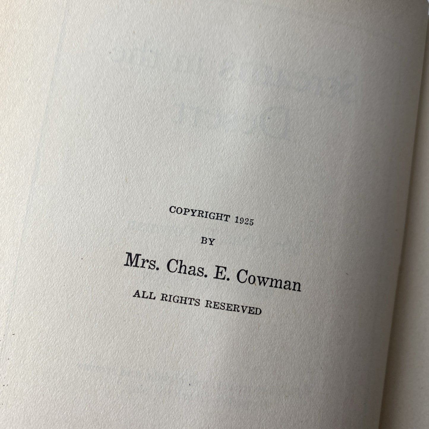 Streams In The Desert By Mrs. Chas E. Cowman Hardcover Book 1925 Christianity