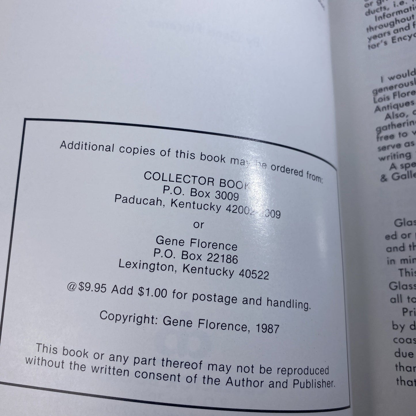 Vintage Art Glass Collecting The Pocket Guide to Depression Glass 5th Ed. 1987