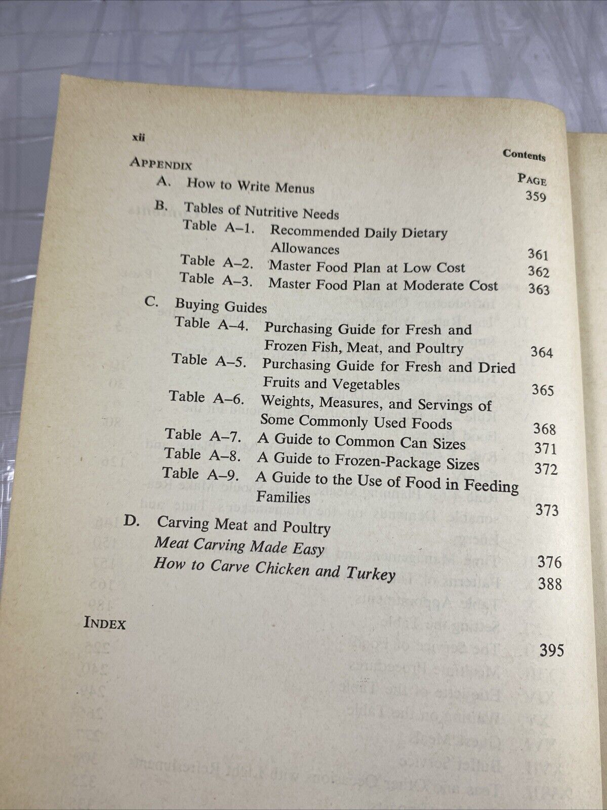 Vintage 1950s College Textbook Meal Management Faye Kinder Meal Planning Prep