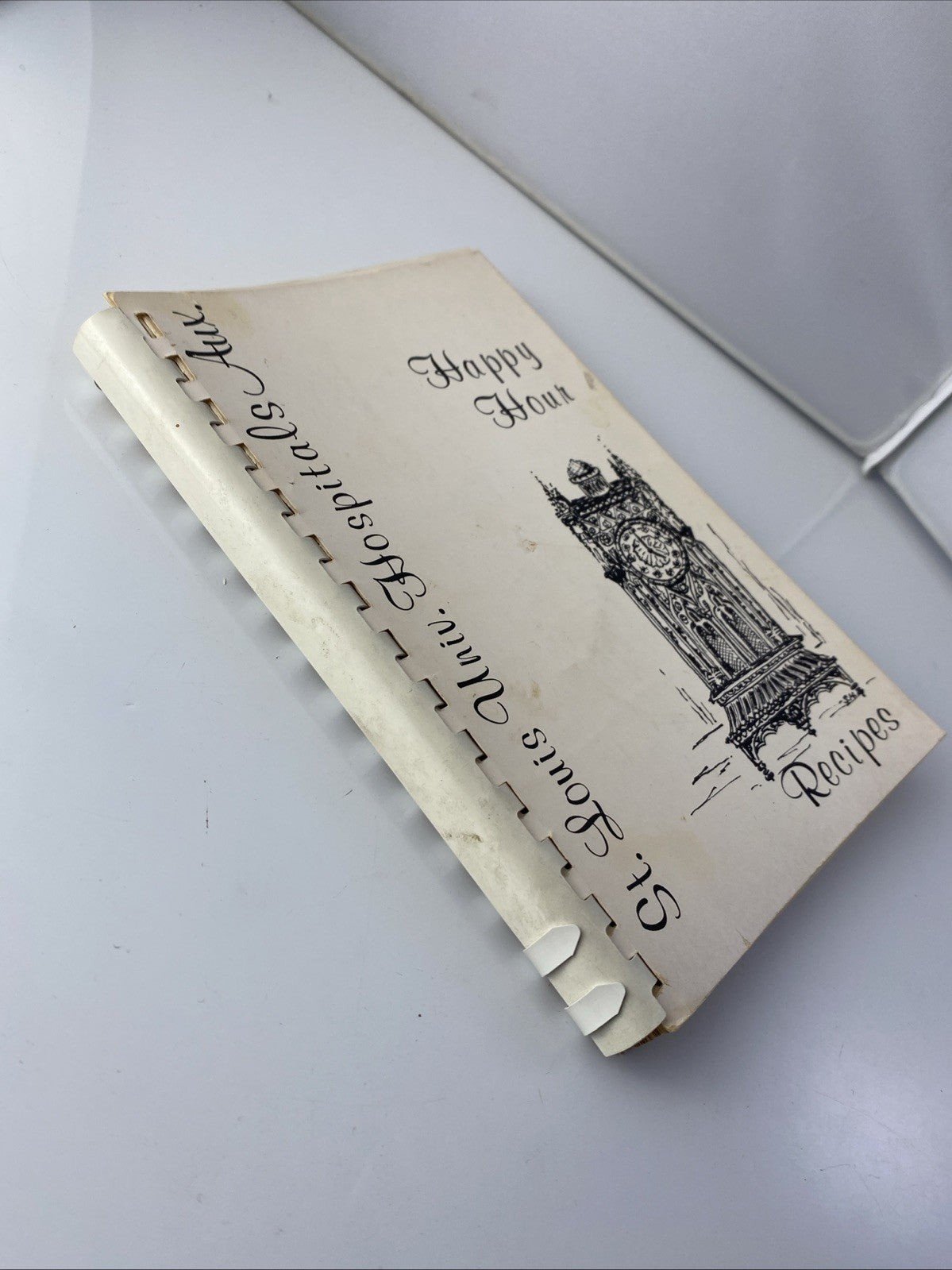 Rare Midwest St. Louis University Hospital Auxiliary Happy Hour Recipes Cookbook