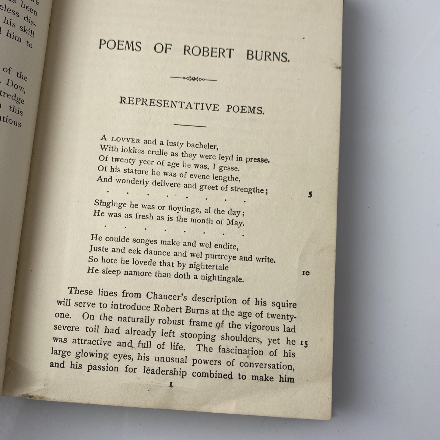 Antique 1897 Representative Poems With Carlyles Essay Hardcover Book Red Small