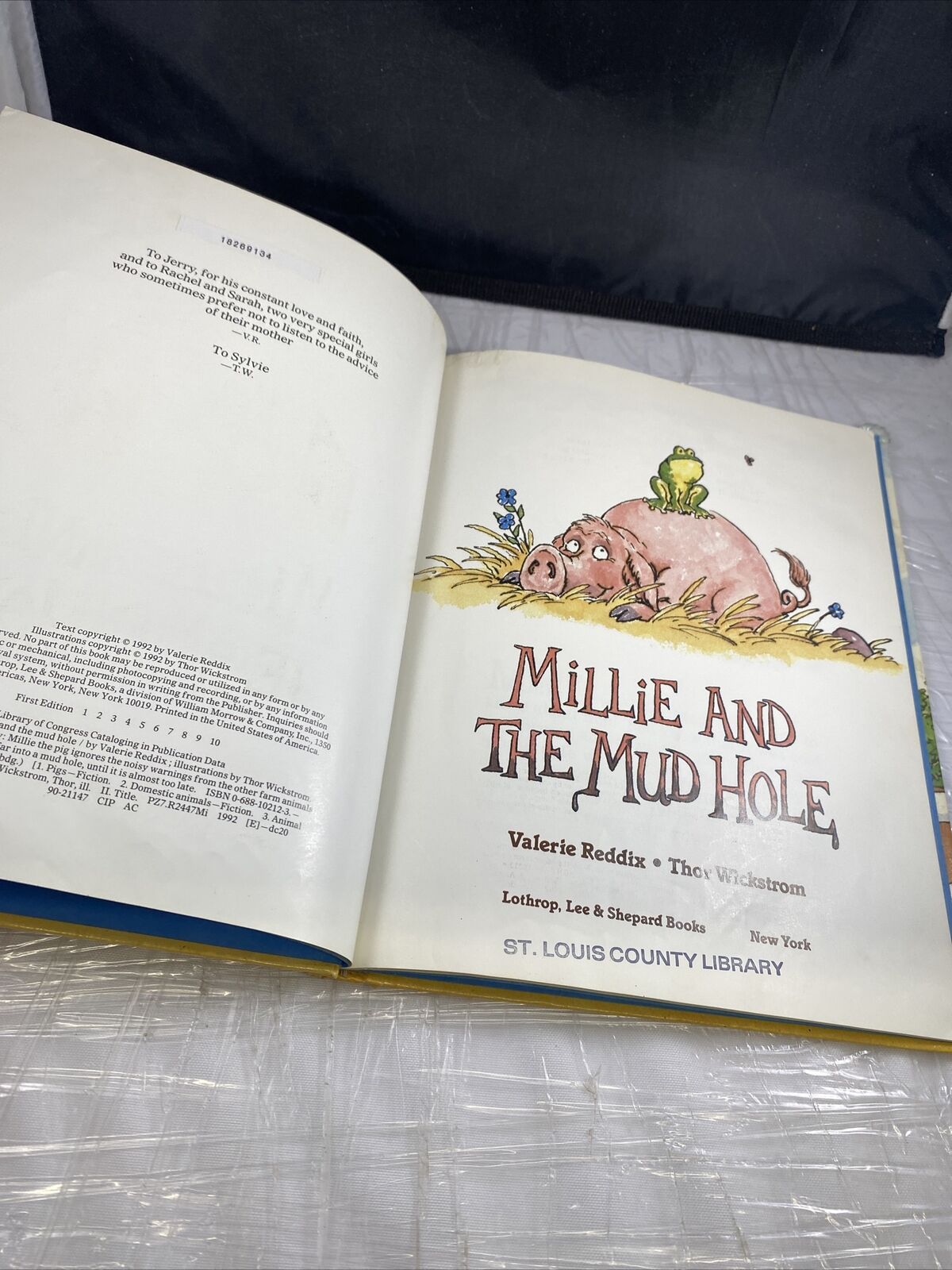 Millie and the Mud Hole First Edition Print Vintage Kids Illustrated Book Ex Lib