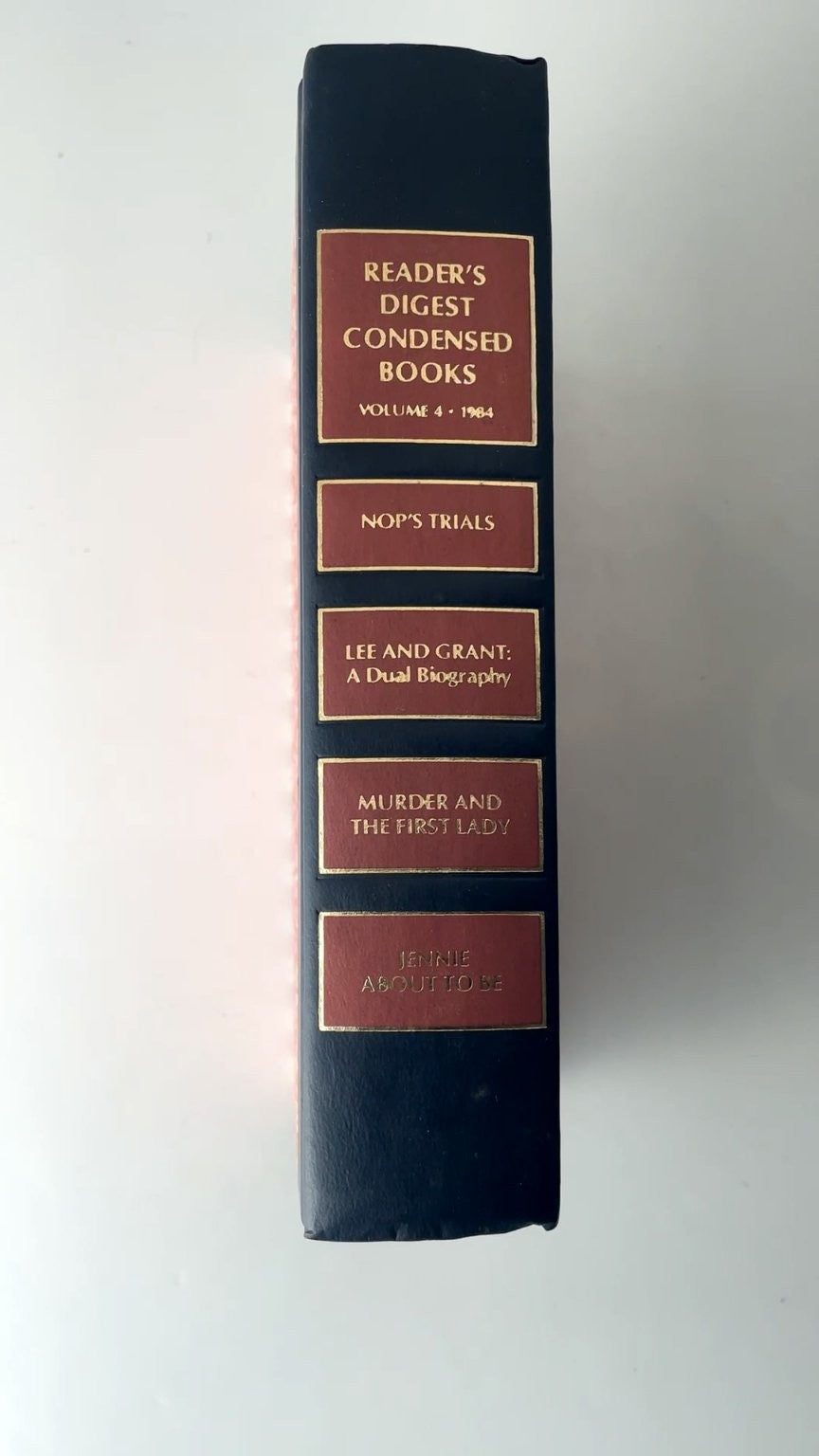 Reader's Digest Condensed Books Volume 4 1984 First Edition Collection